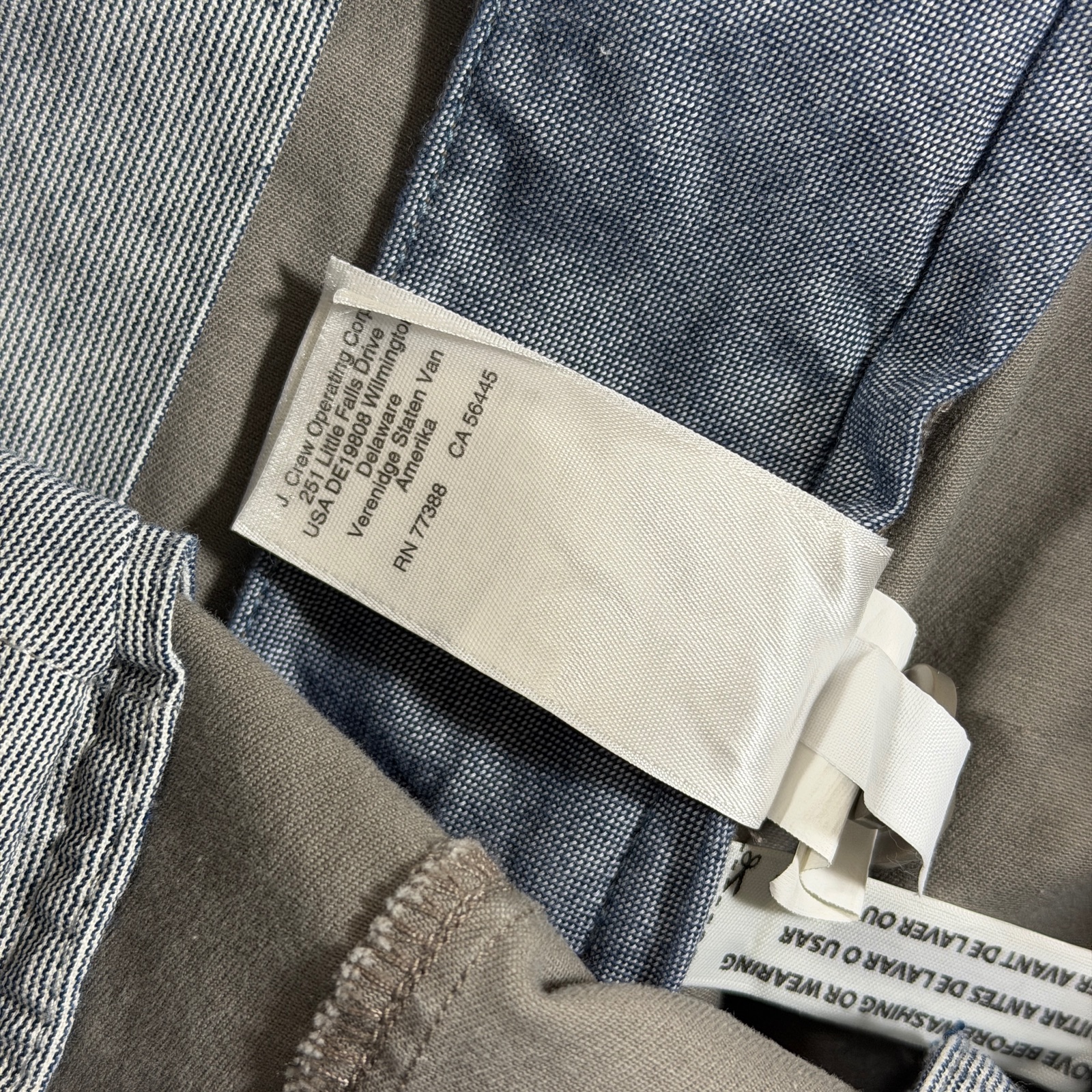 J. Crew Chino Pants Mens 31x32 Khaki Slim Fit Flat Front Cuffed Preppy Casual thumbnail 10