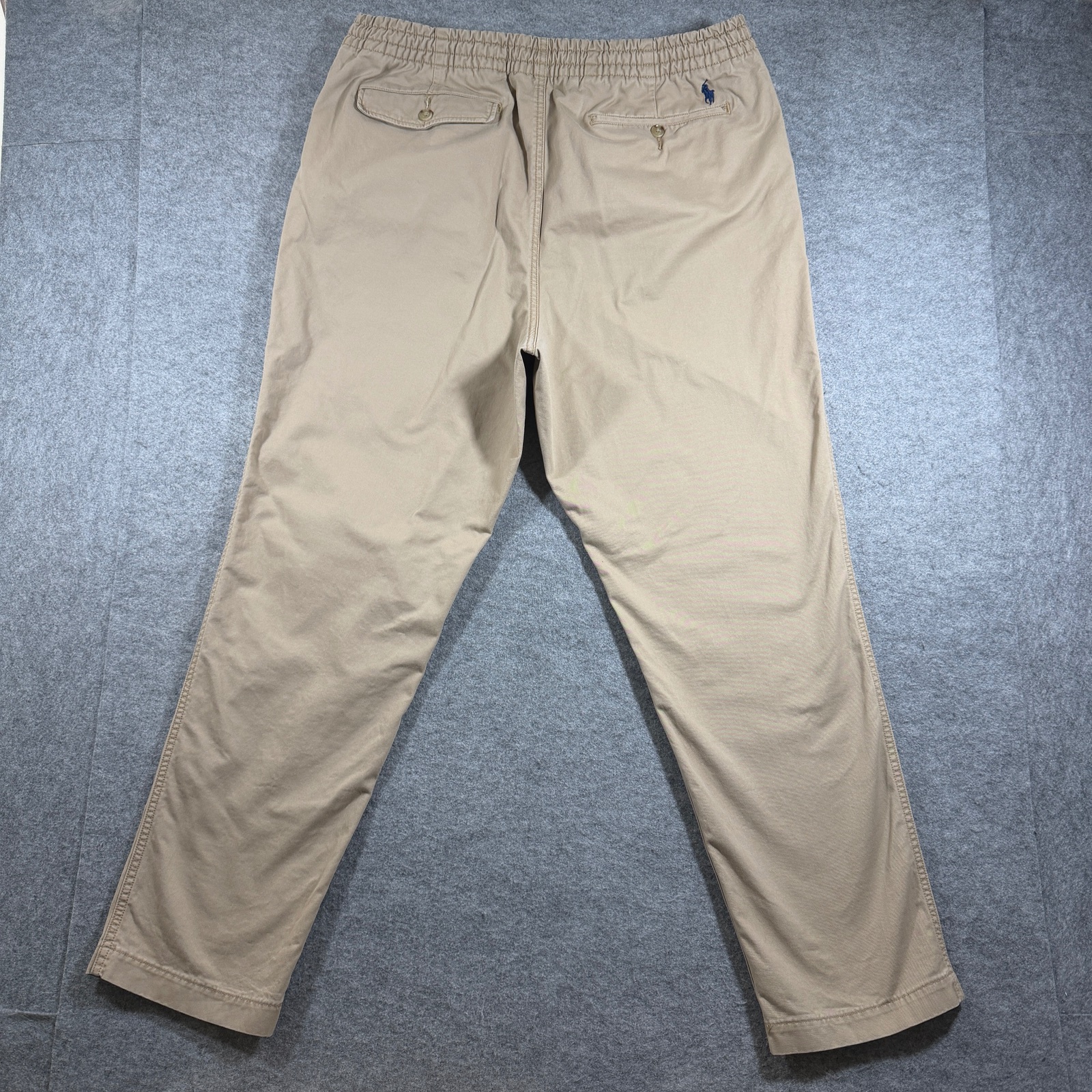 Polo Ralph Lauren Pants Mens XL Khaki Classic Fit Stretch Prepster Chino Casual