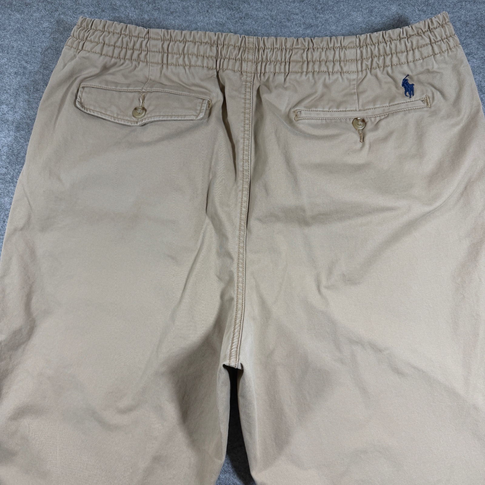 Polo Ralph Lauren Pants Mens XL Khaki Classic Fit Stretch Prepster Chino Casual thumbnail 3