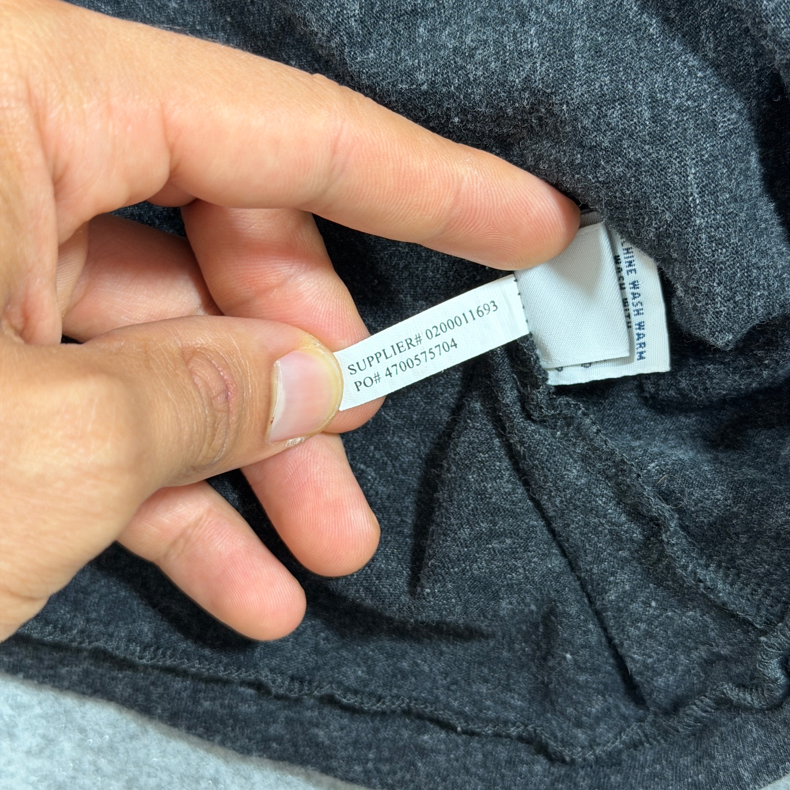 Polo Ralph Lauren T Shirt Mens L Charcoal Gray Custom Fit Pony Logo Crewneck thumbnail 9