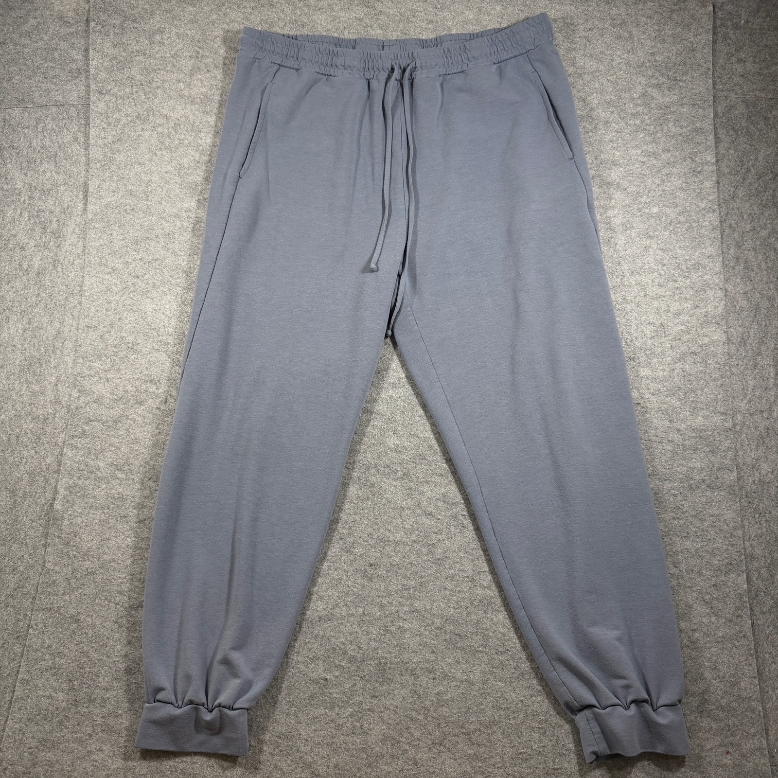 Banana Republic Joggers Womens XL Slate Blue Drawstring Lounge Pants Athleisure