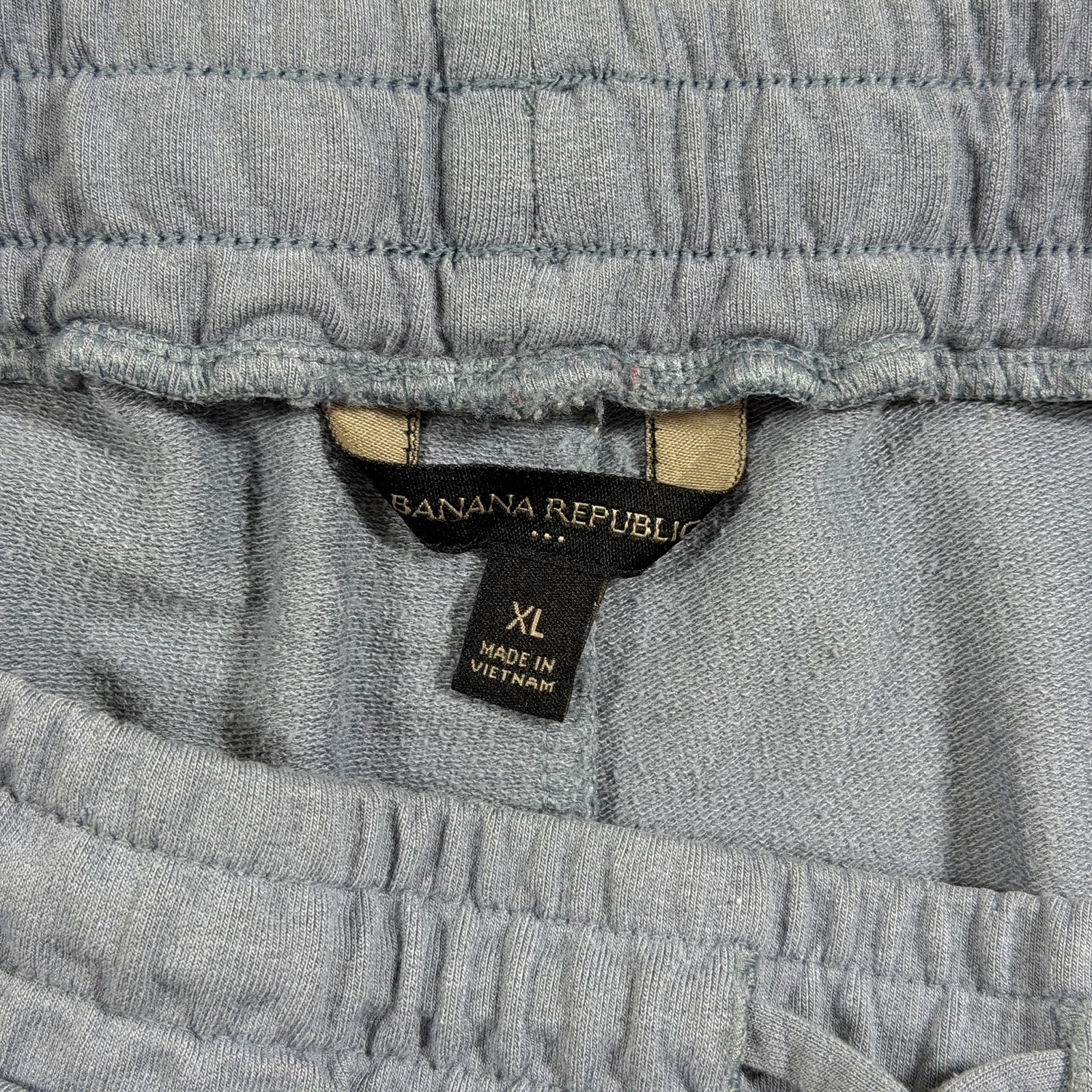 Banana Republic Joggers Womens XL Slate Blue Drawstring Lounge Pants Athleisure thumbnail 3