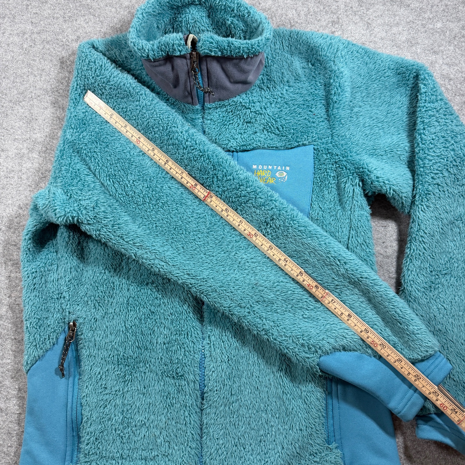 Mountain Hardwear Fleece Jacket Womens M Teal High Pile Zip Pockets Outdoor thumbnail 8