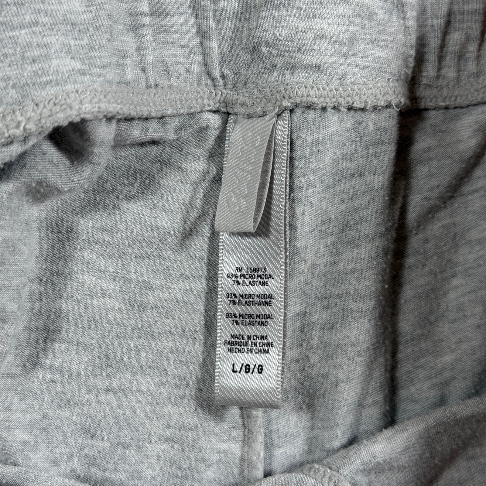 SKIMS Lounge Pants Womens L Heather Gray Relaxed Fit Soft Stretch Casual Leisure thumbnail 4