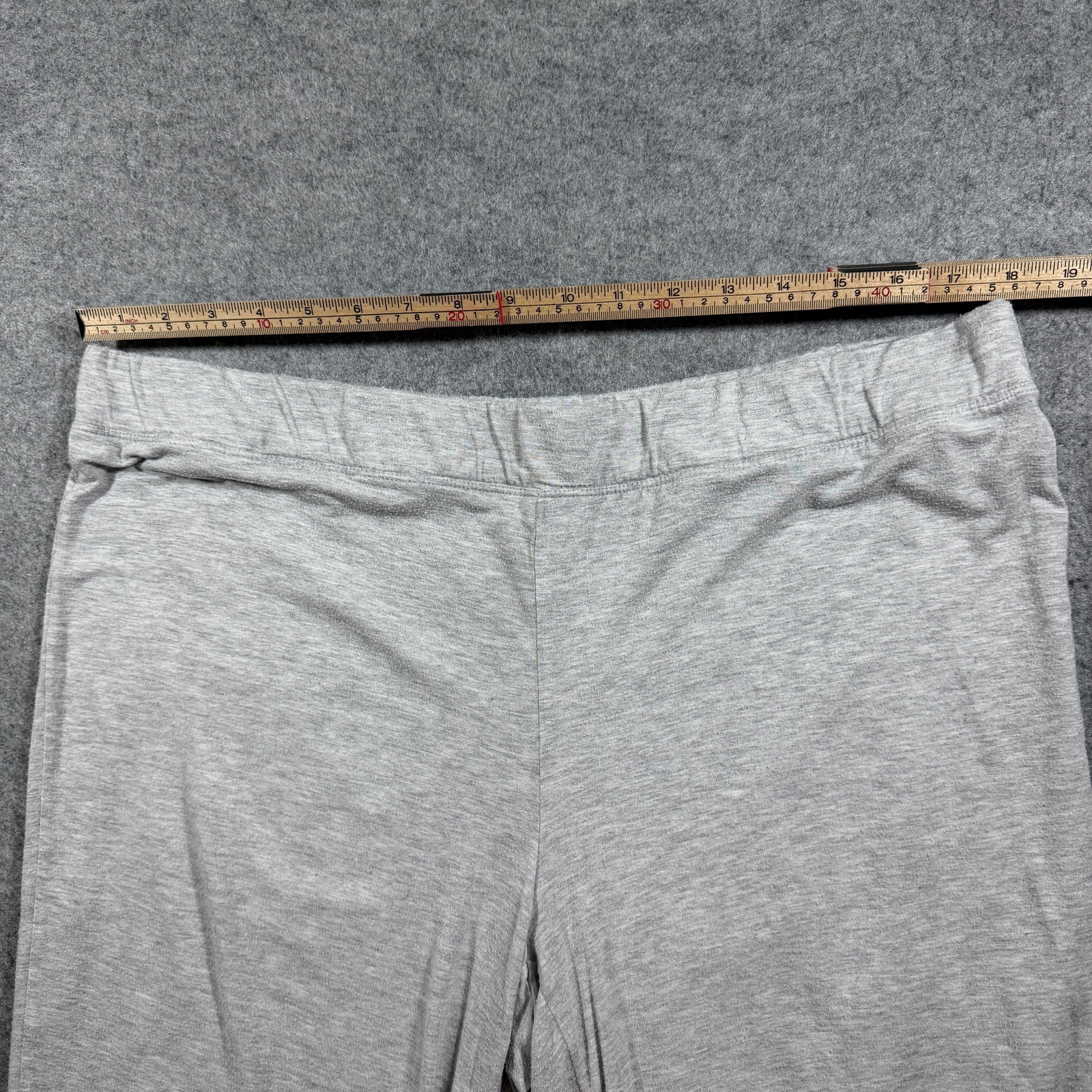 SKIMS Lounge Pants Womens L Heather Gray Relaxed Fit Soft Stretch Casual Leisure thumbnail 5