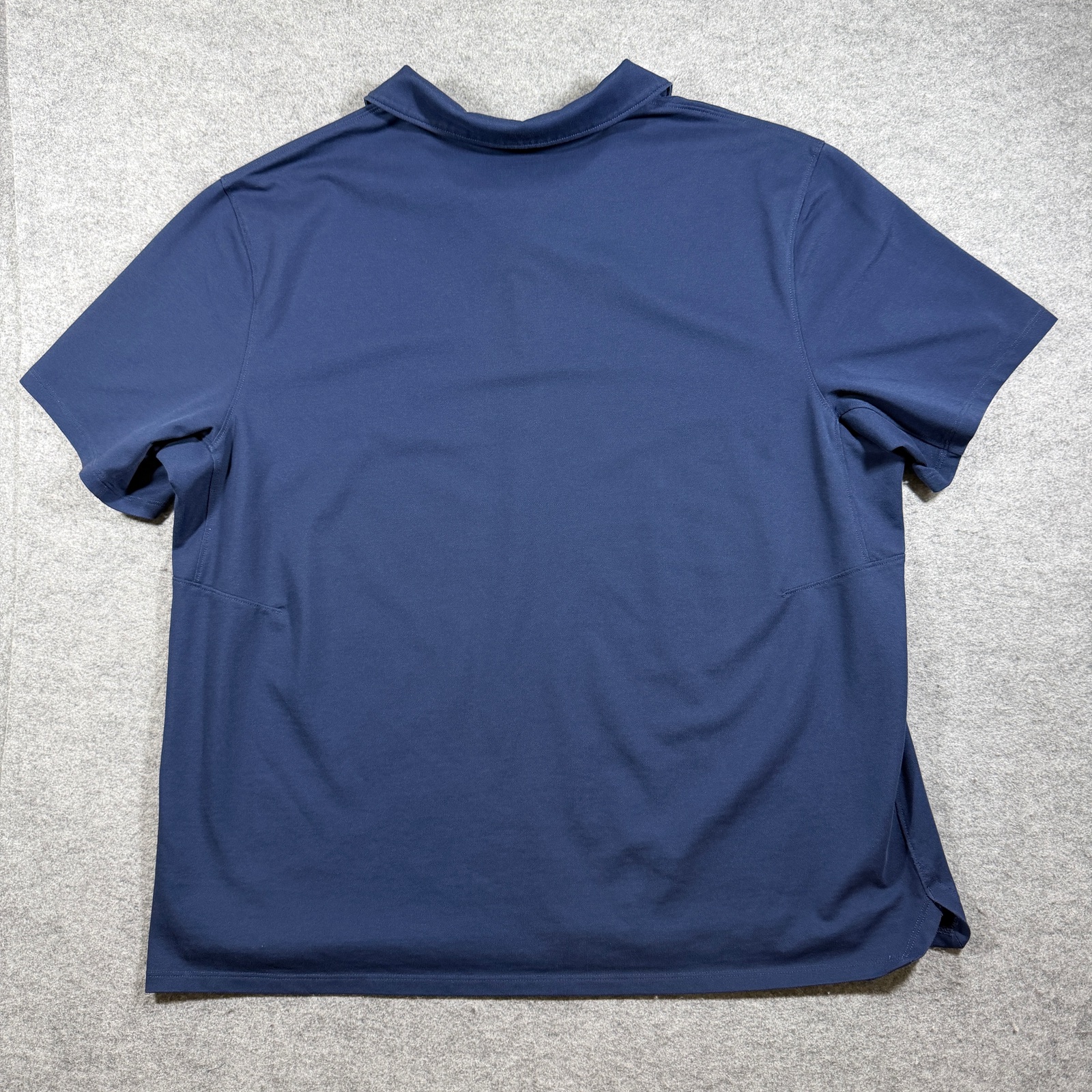 AKHG Duluth Trading Polo Shirt Mens XL Navy Zip Collar Outdoor Hiking Casual thumbnail 2