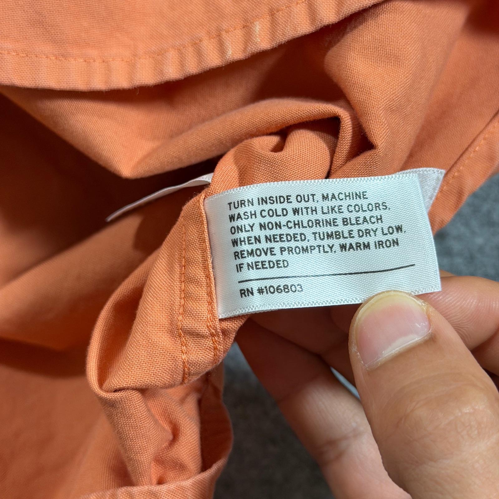 Duluth Trading Co Fireman Shirt Mens L Orange Button Up Workwear Utility Pockets thumbnail 11