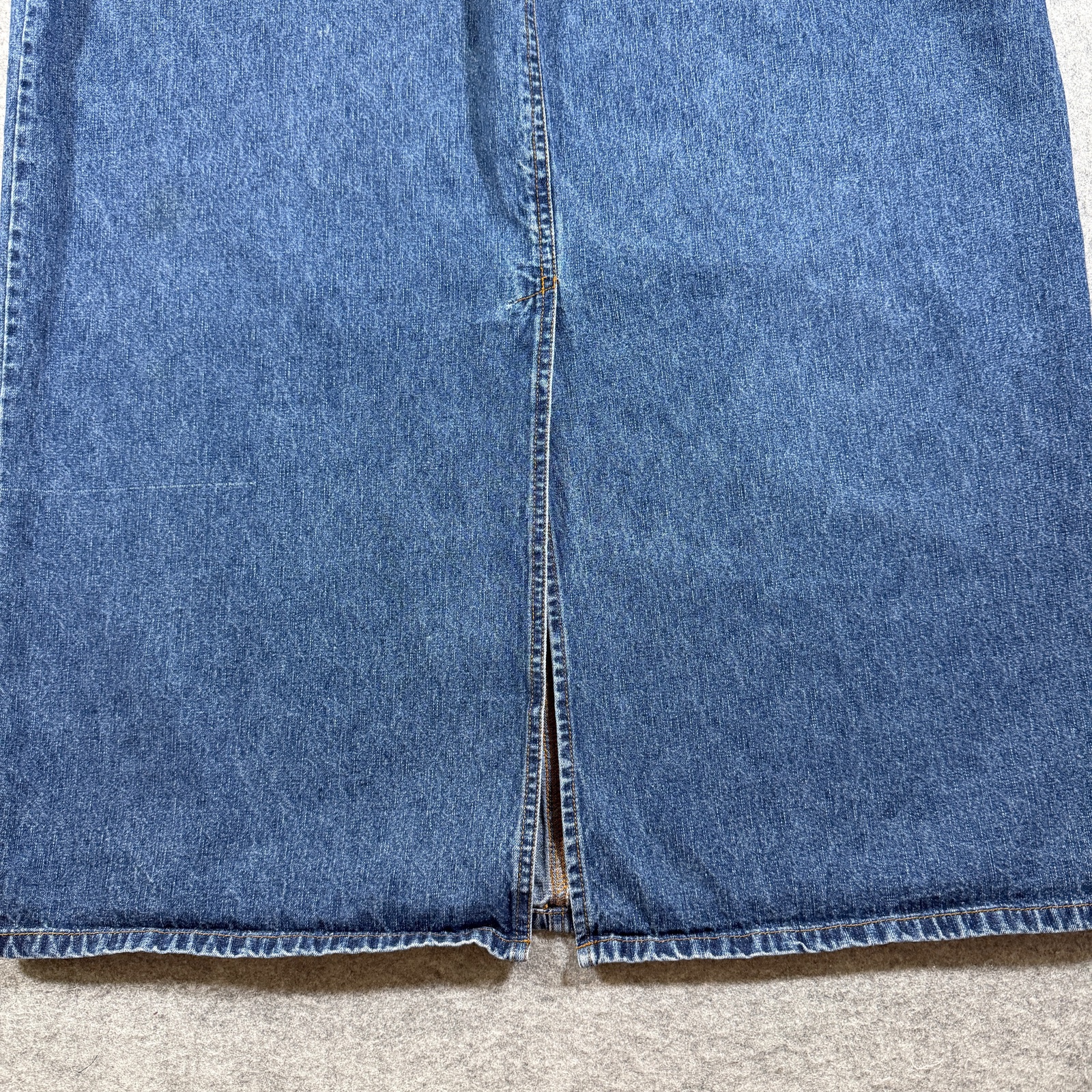 Vintage Bill Blass Jeans Denim Skirt Womens 20W Blue A-Line Five Pocket Casual thumbnail 5