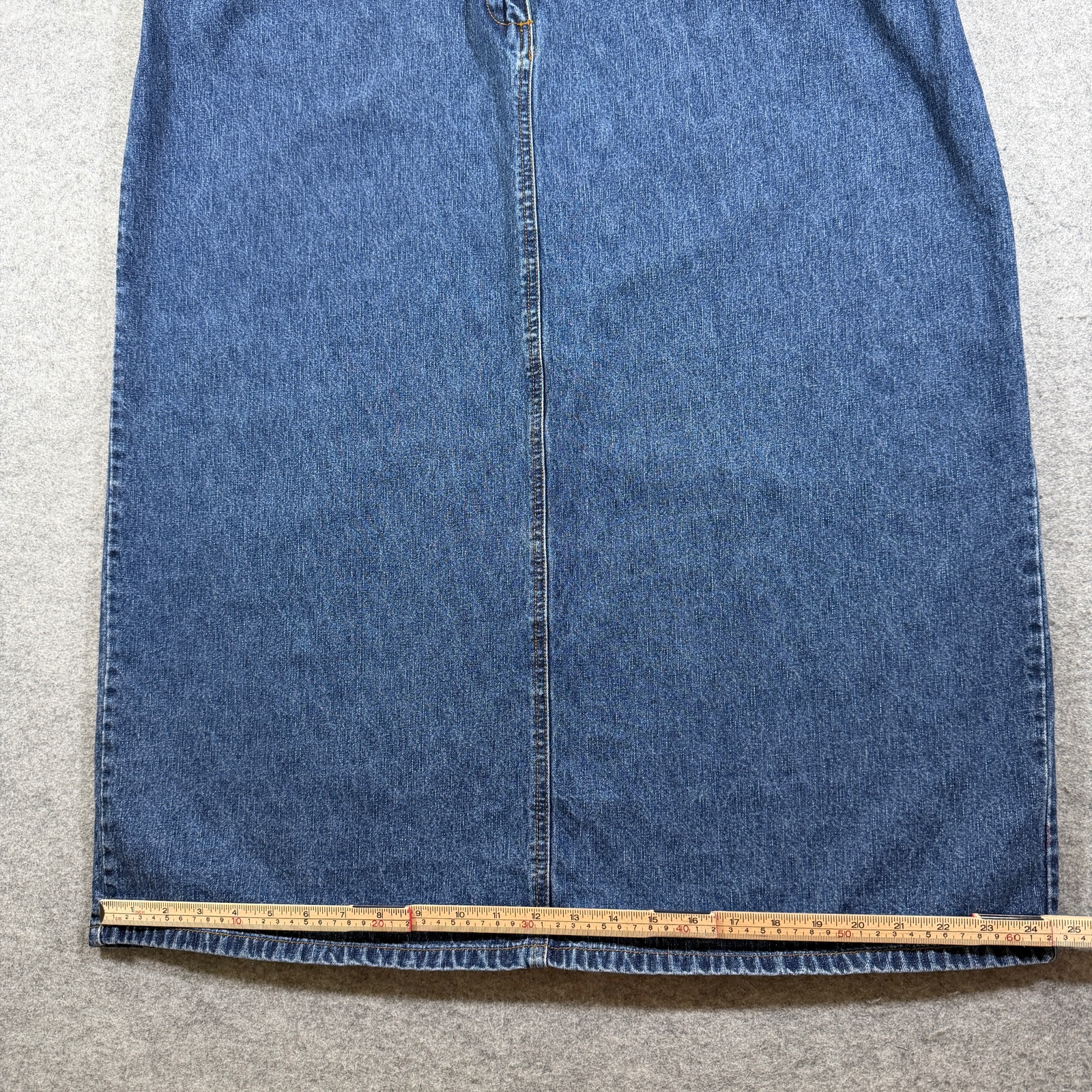 Vintage Bill Blass Jeans Denim Skirt Womens 20W Blue A-Line Five Pocket Casual thumbnail 8