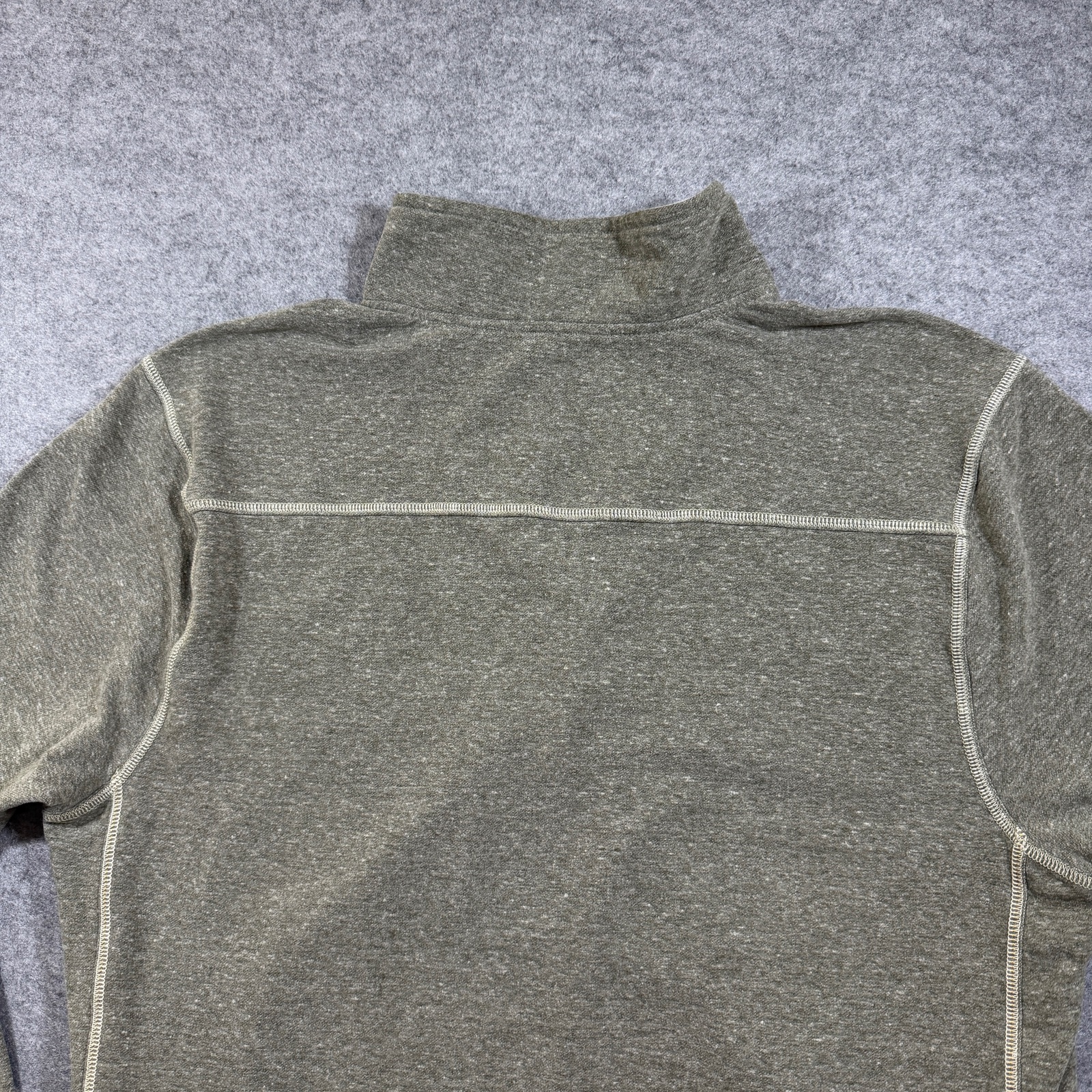 True Grit Quarter Zip Pullover Mens XXL Olive Green Heather Relaxed Casual thumbnail 10