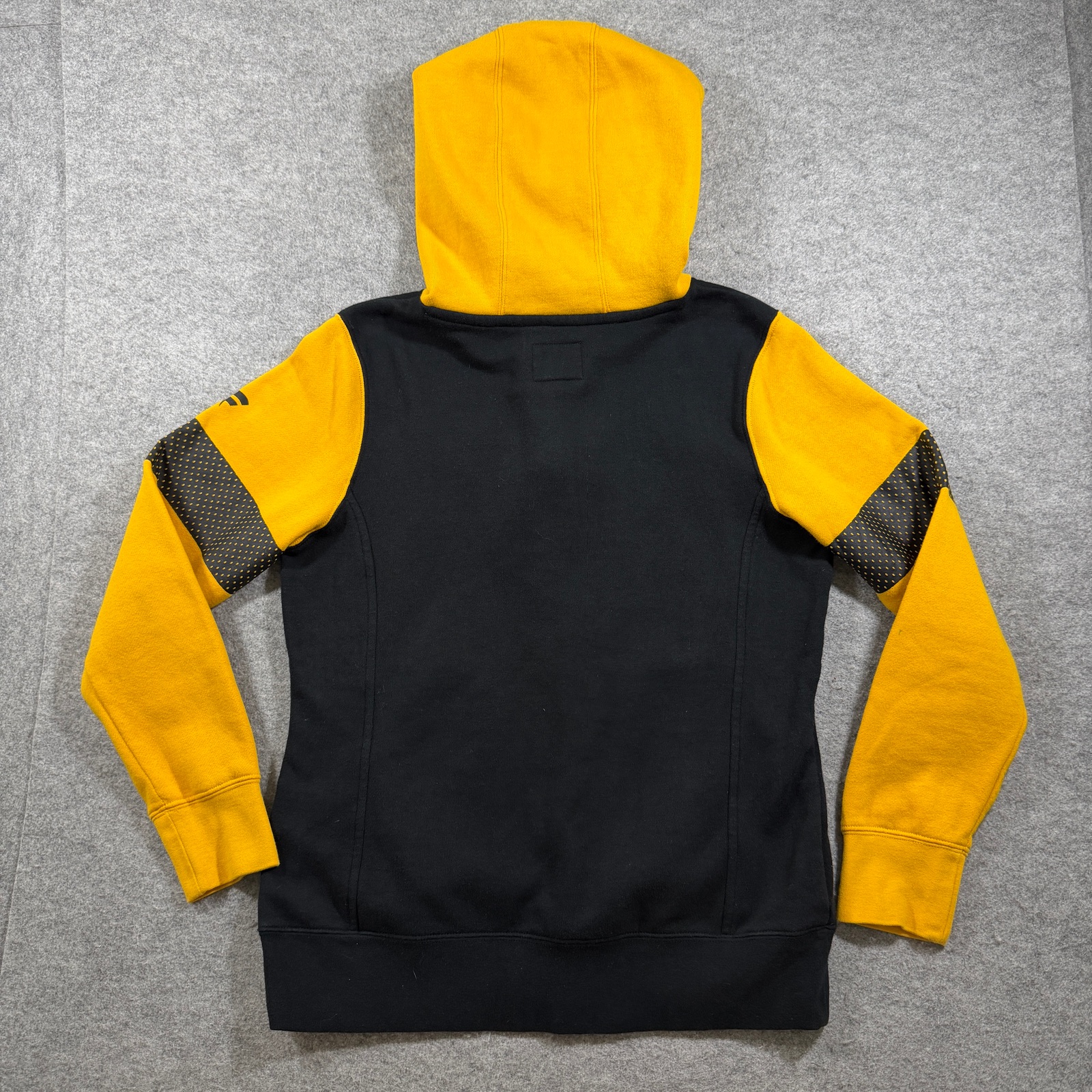 NFL Team Apparel Pittsburgh Steelers Full Zip Hoodie Womens S Black Gold Fleece thumbnail 2