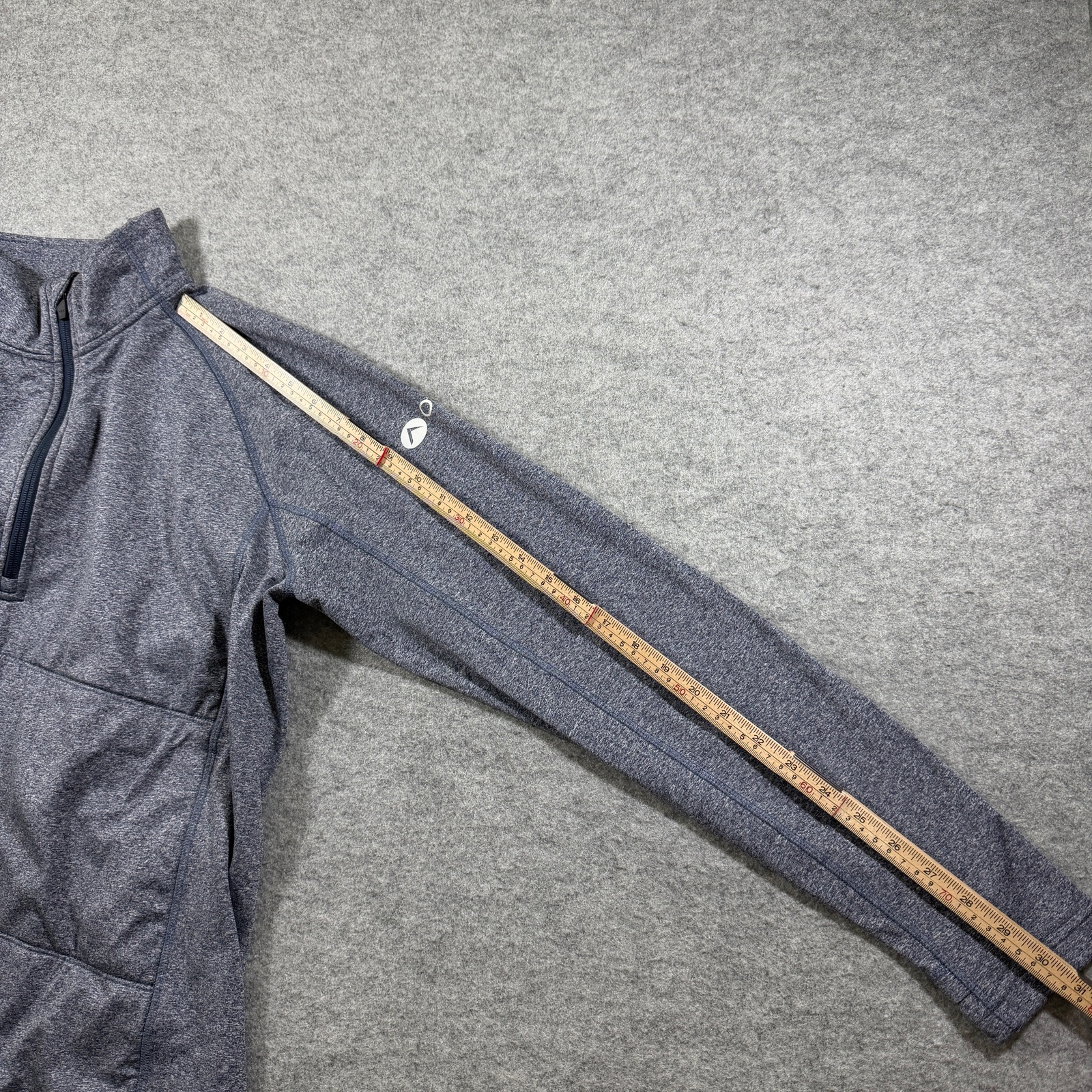 OROS Halftime Pullover Mens L Gray Quarter Zip Insulated Thumbholes Outdoor thumbnail 8