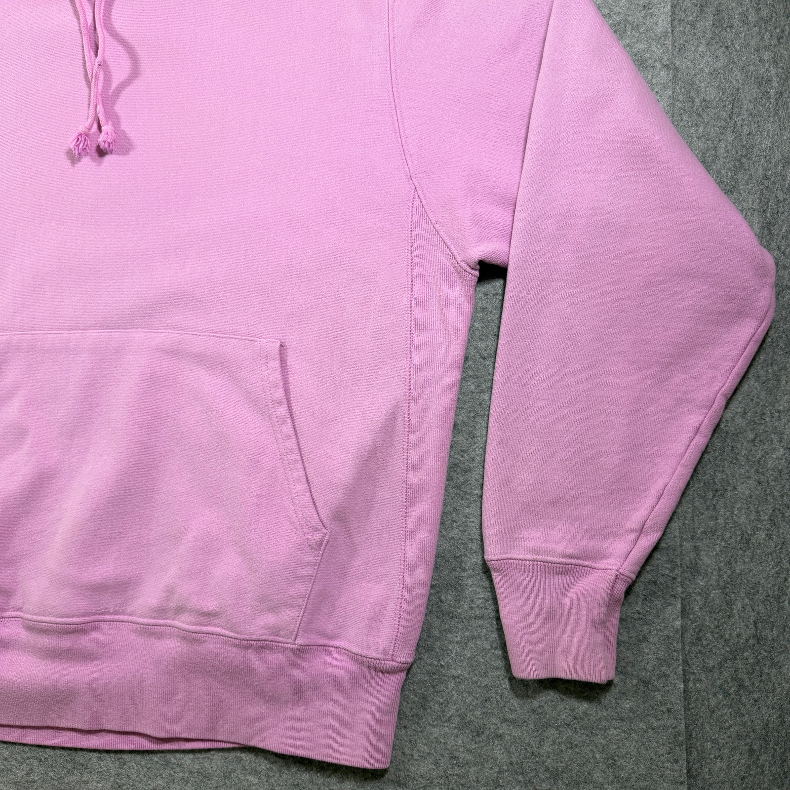 Vintage Champion Reverse Weave Hoodie Unisex Large Pink Fleece Heavyweight Loose thumbnail 4
