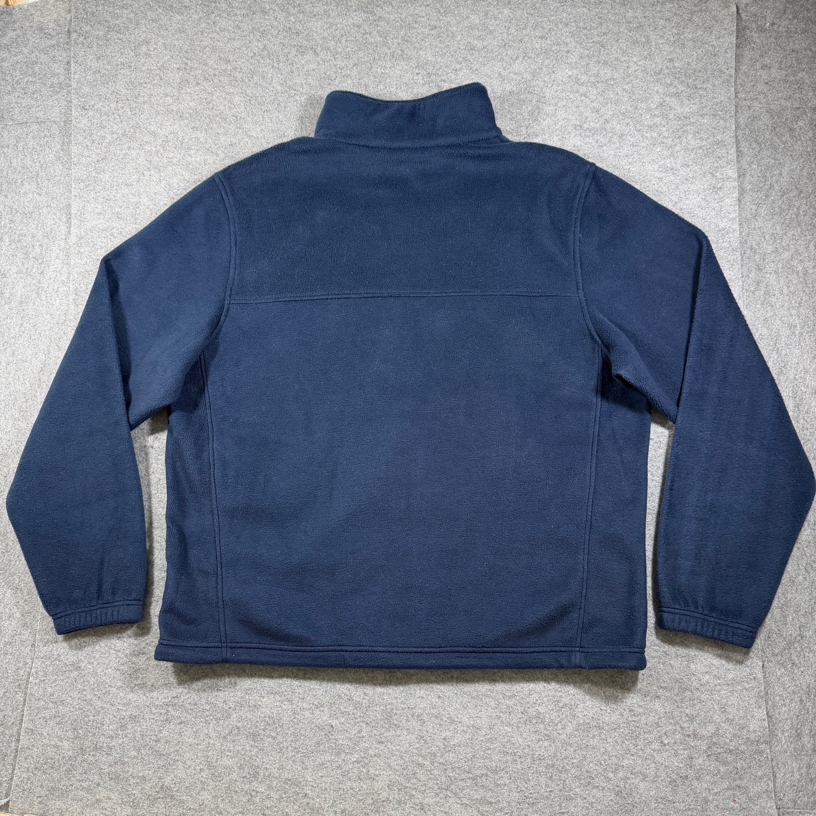 Columbia Fleece Jacket Mens XL Navy Full Zip Steens Mountain Outdoor Hiking thumbnail 2