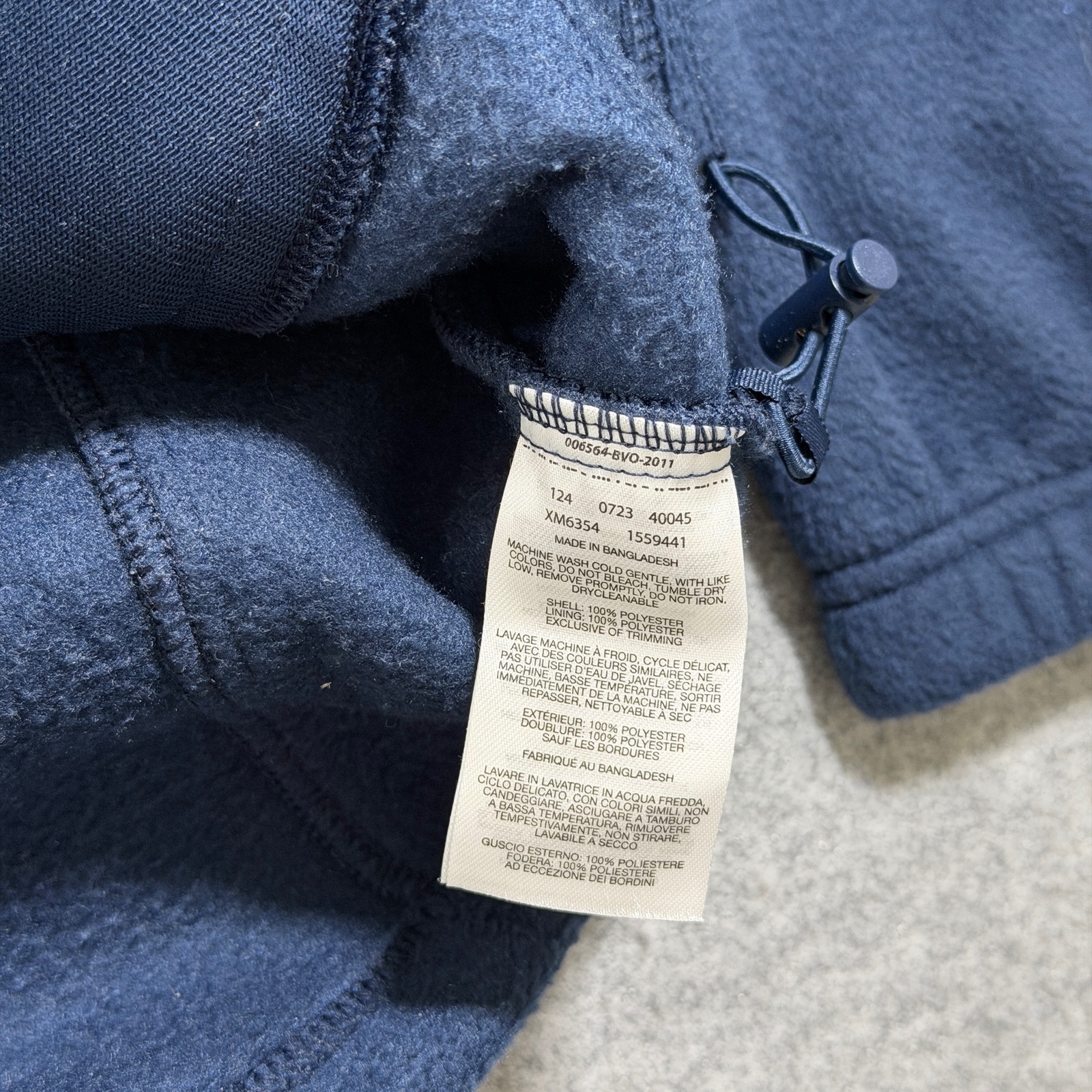 Columbia Fleece Jacket Mens XL Navy Full Zip Steens Mountain Outdoor Hiking thumbnail 10