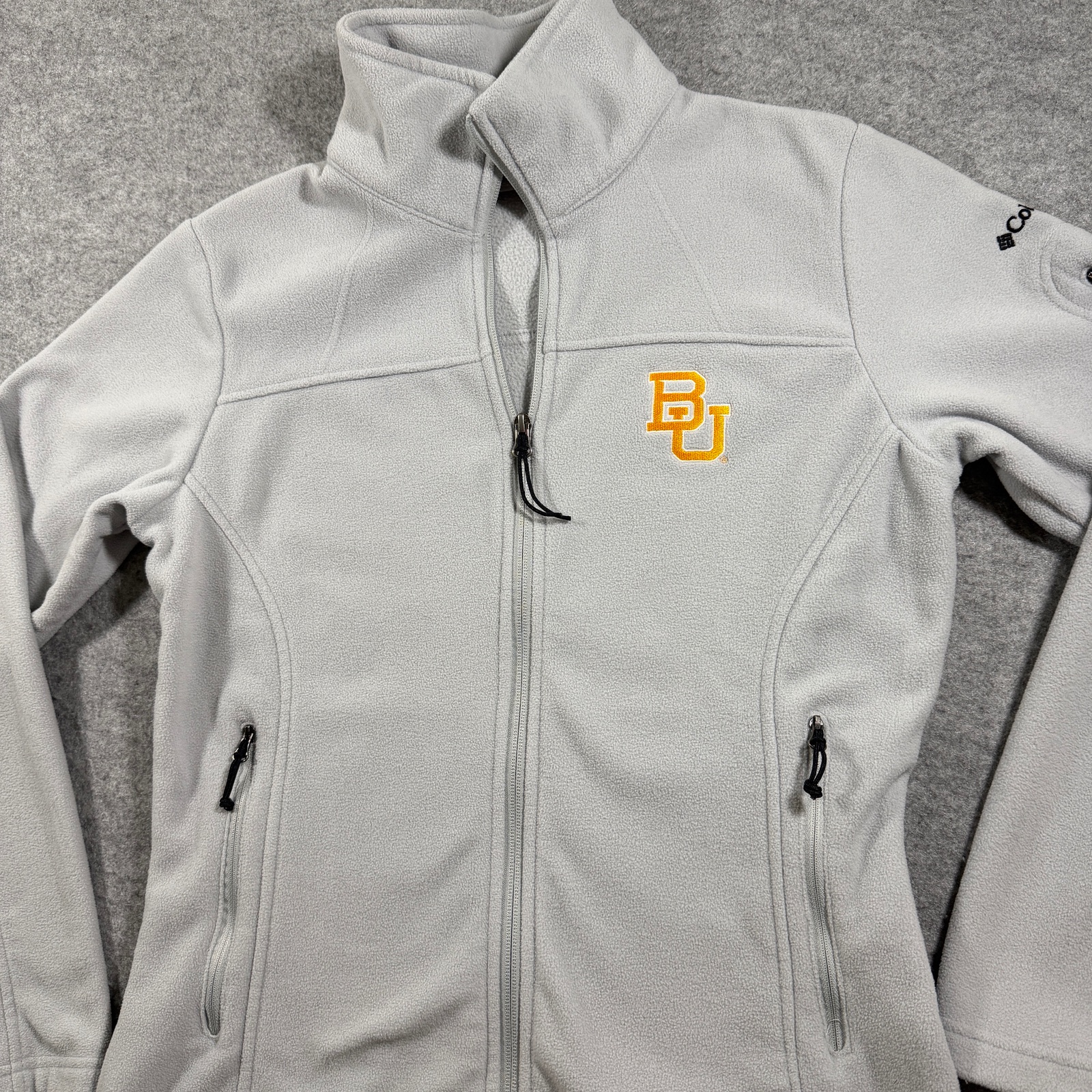 Columbia Give & Go Baylor Fleece Jacket Womens M Gray Full Zip Outdoor Hiking thumbnail 5