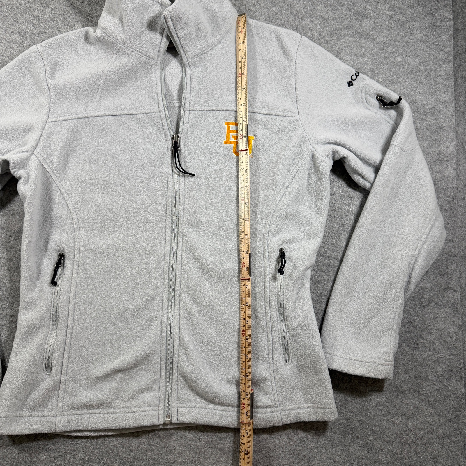 Columbia Give & Go Baylor Fleece Jacket Womens M Gray Full Zip Outdoor Hiking thumbnail 7