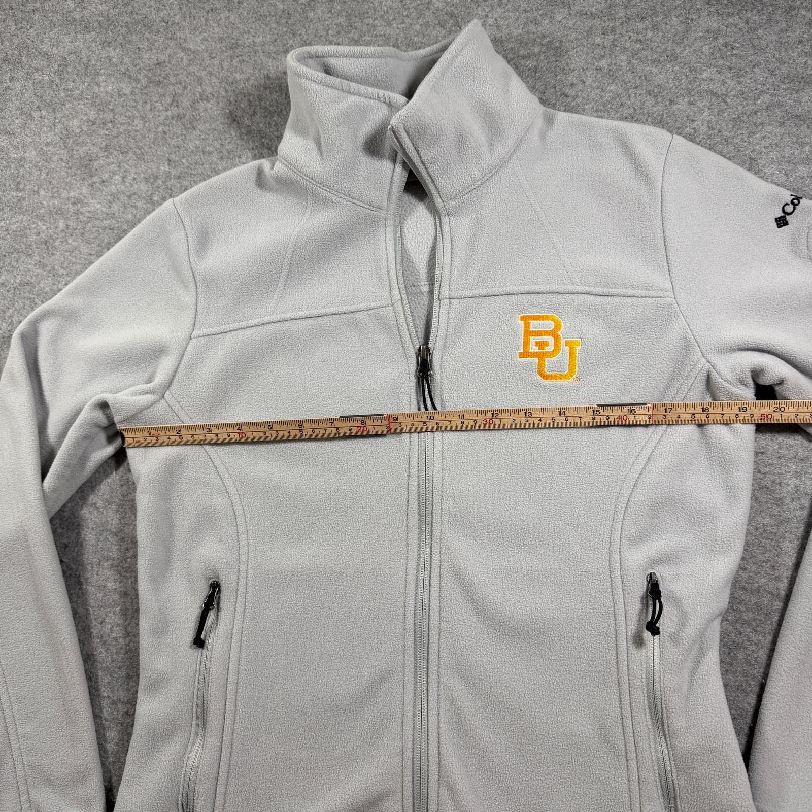 Columbia Give & Go Baylor Fleece Jacket Womens M Gray Full Zip Outdoor Hiking thumbnail 8