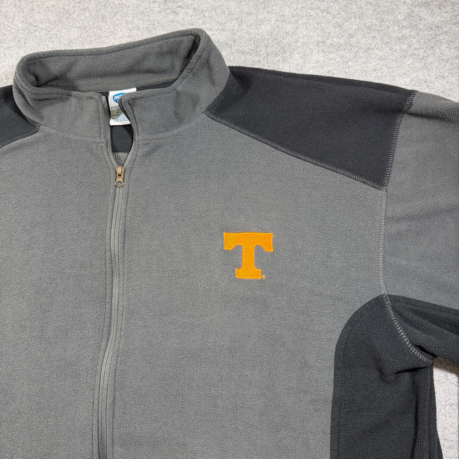 Tennessee Volunteers Fleece Jacket Mens 2XL Gray Full Zip NCAA Football Vols UT thumbnail 4