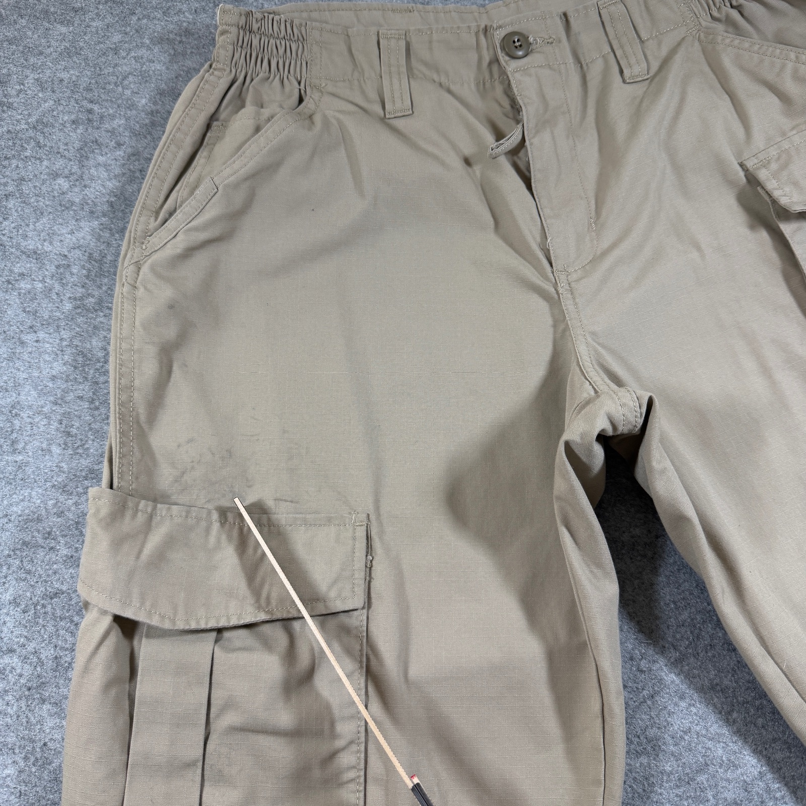 Propper Cargo Pants Mens 36x32 Khaki Tactical Ripstop Utility Stretch Waist thumbnail 4