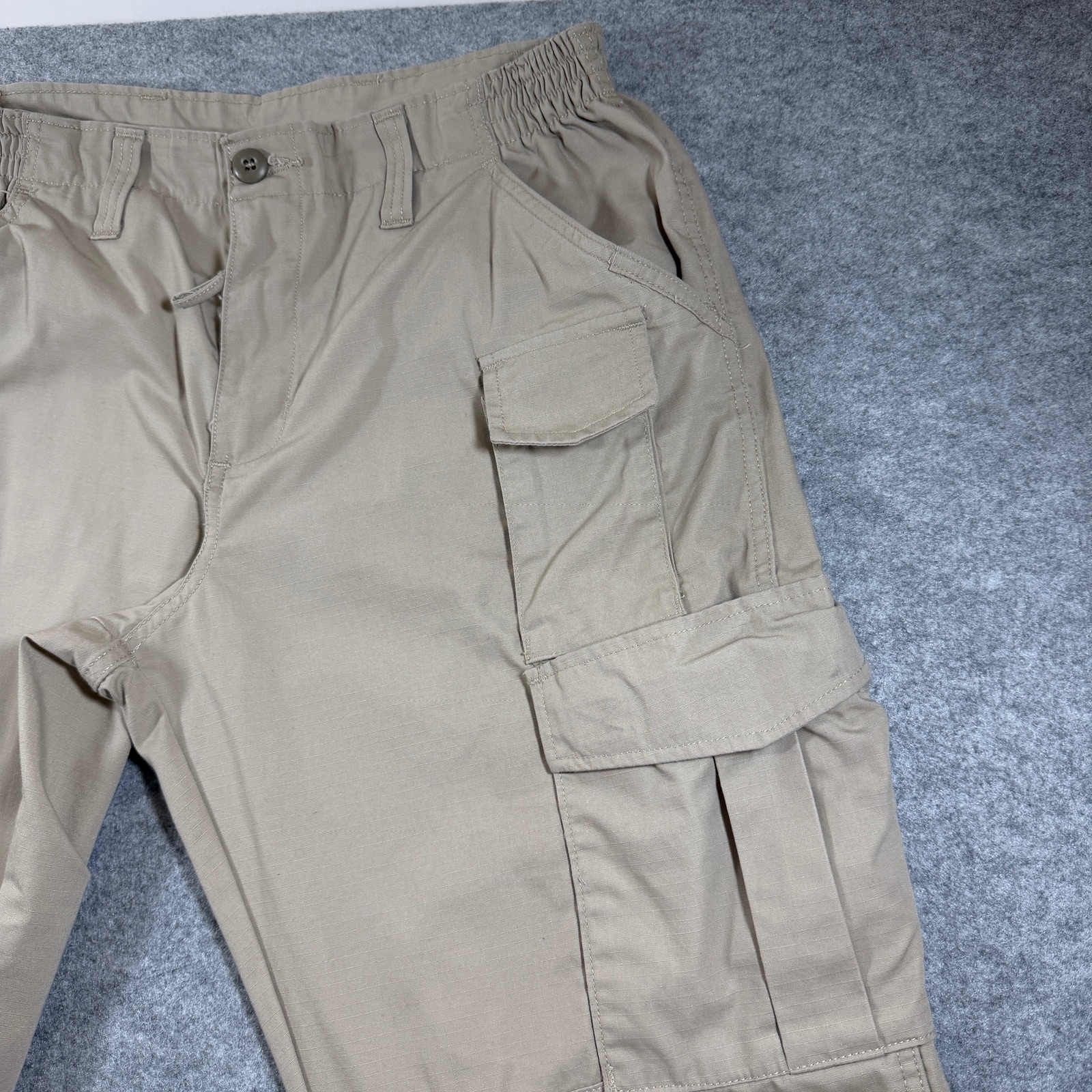Propper Cargo Pants Mens 36x32 Khaki Tactical Ripstop Utility Stretch Waist thumbnail 8