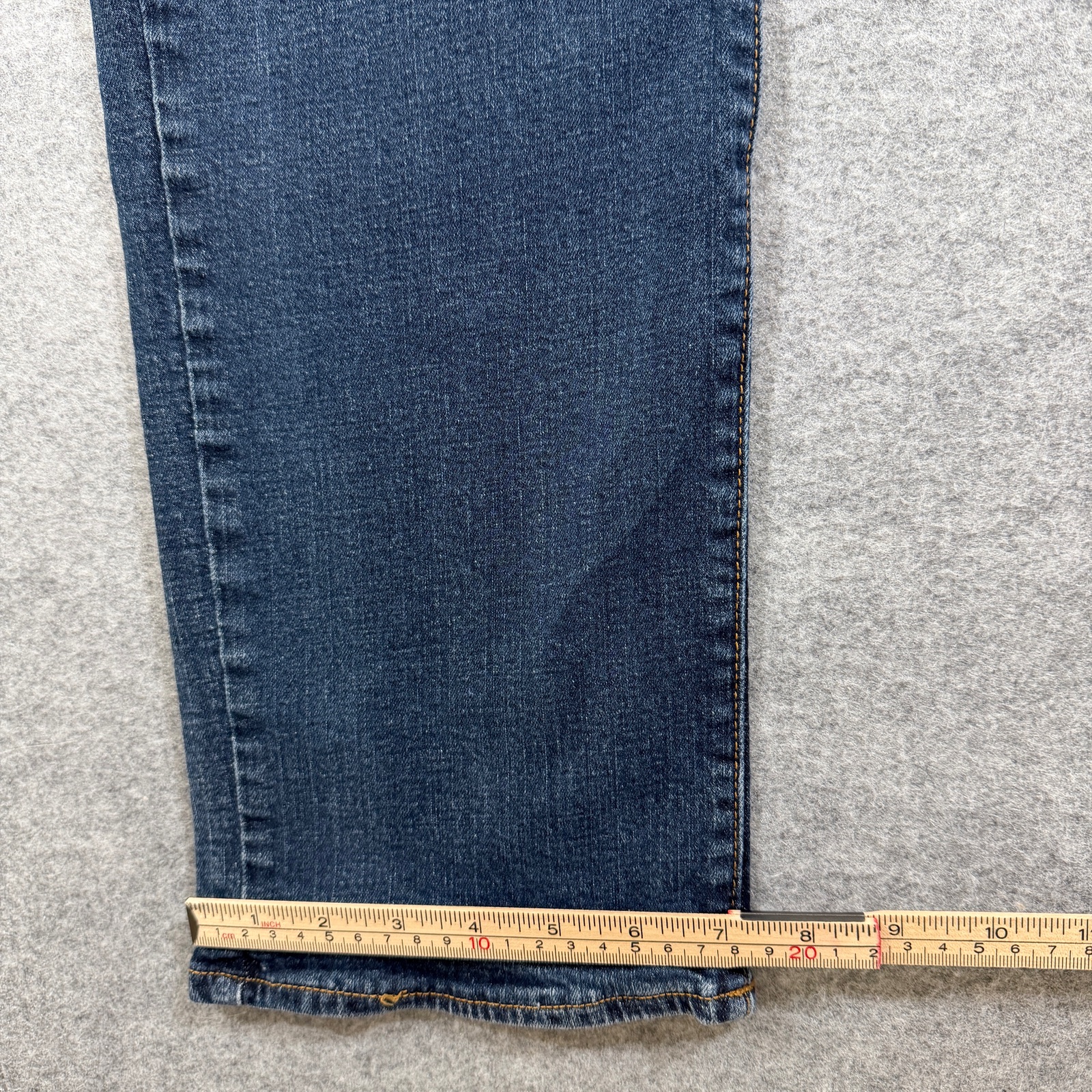 Lucky Brand 221 Straight Jeans Mens 36x32 Dark Blue Wash Stretch Denim Straight thumbnail 9