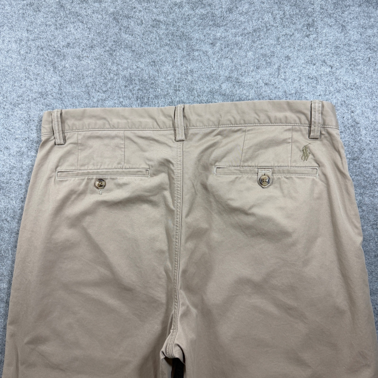 Polo Ralph Lauren Chino Pants Mens 35x30 Khaki Stretch Straight Fit Preppy thumbnail 5