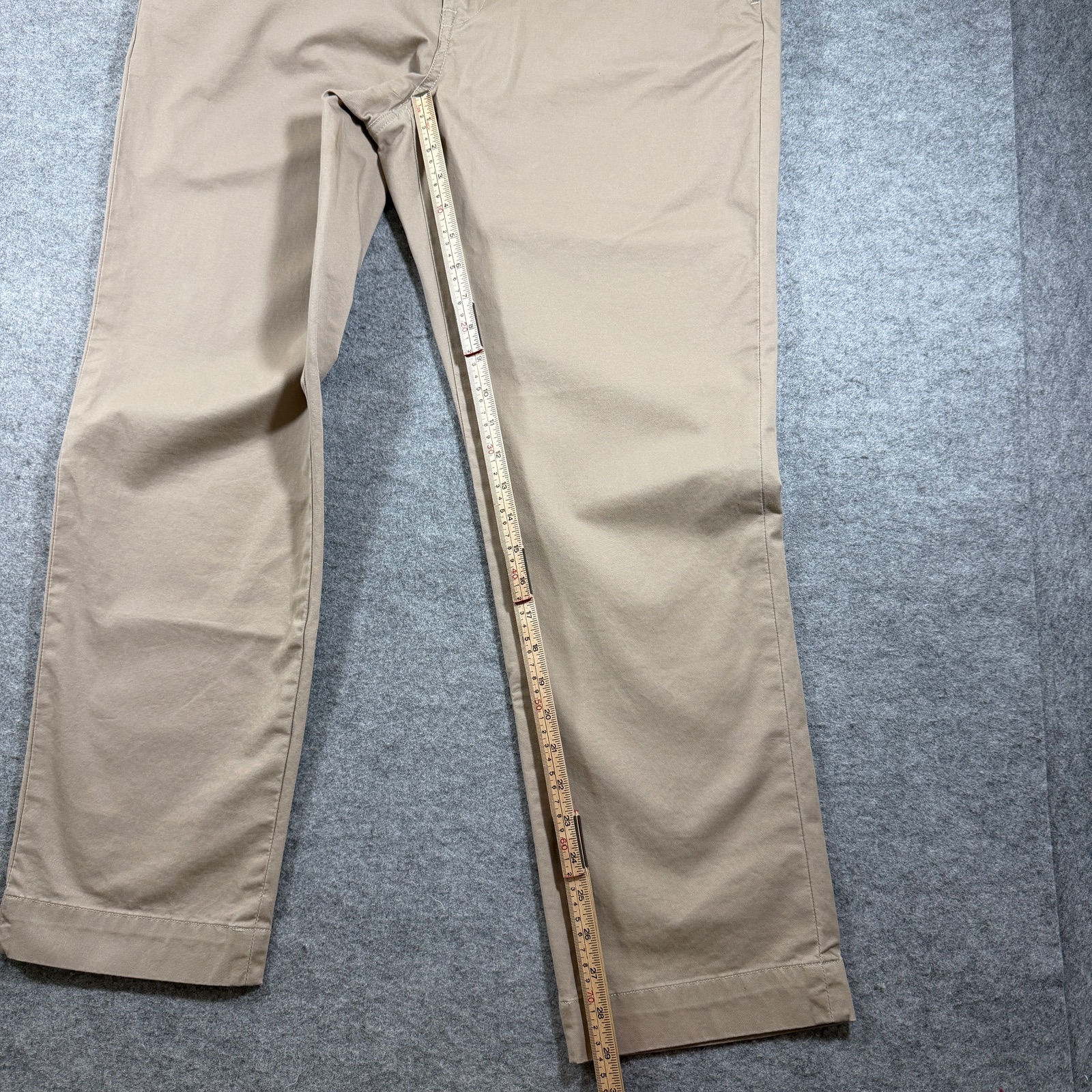 Polo Ralph Lauren Chino Pants Mens 35x30 Khaki Stretch Straight Fit Preppy thumbnail 7