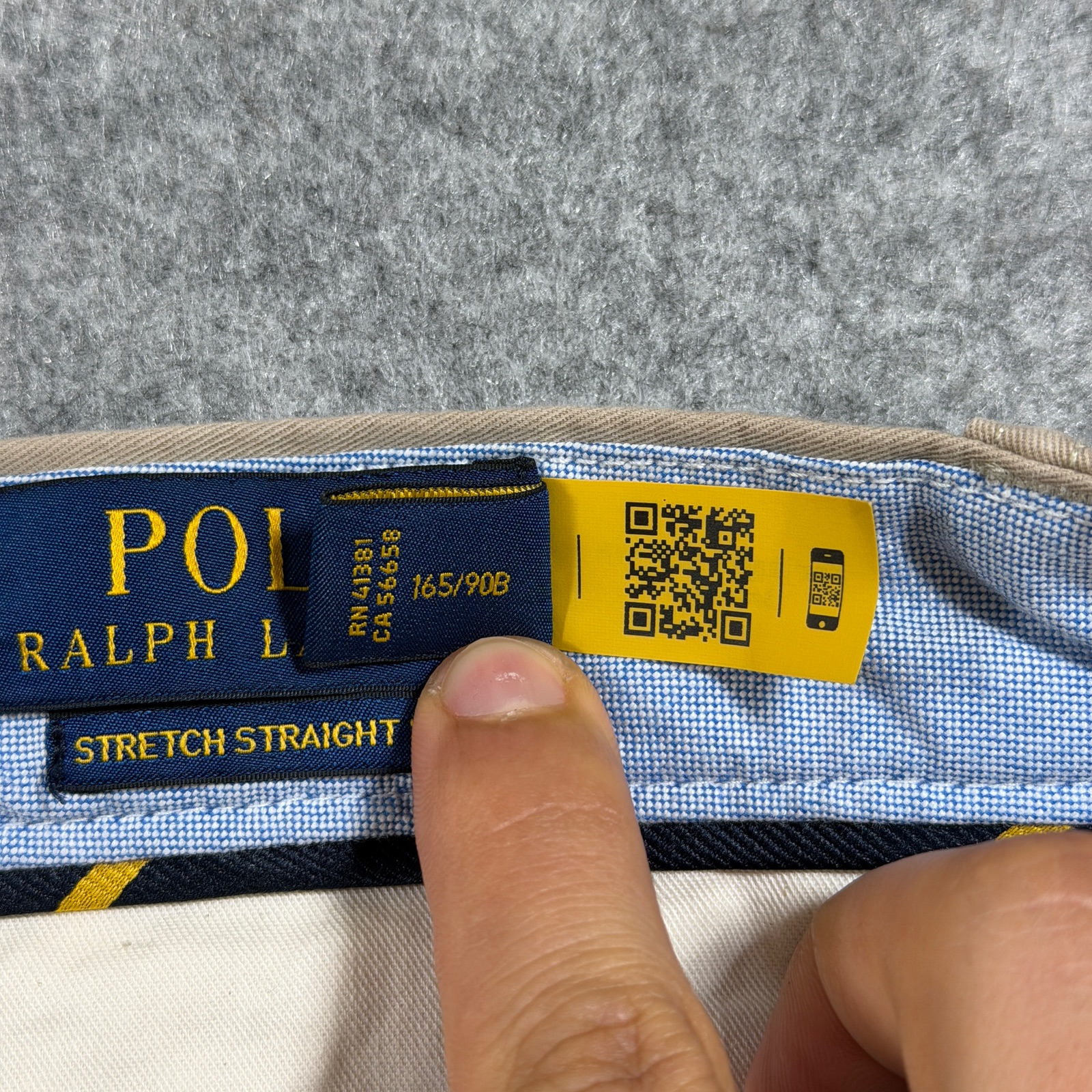 Polo Ralph Lauren Chino Pants Mens 35x30 Khaki Stretch Straight Fit Preppy thumbnail 12