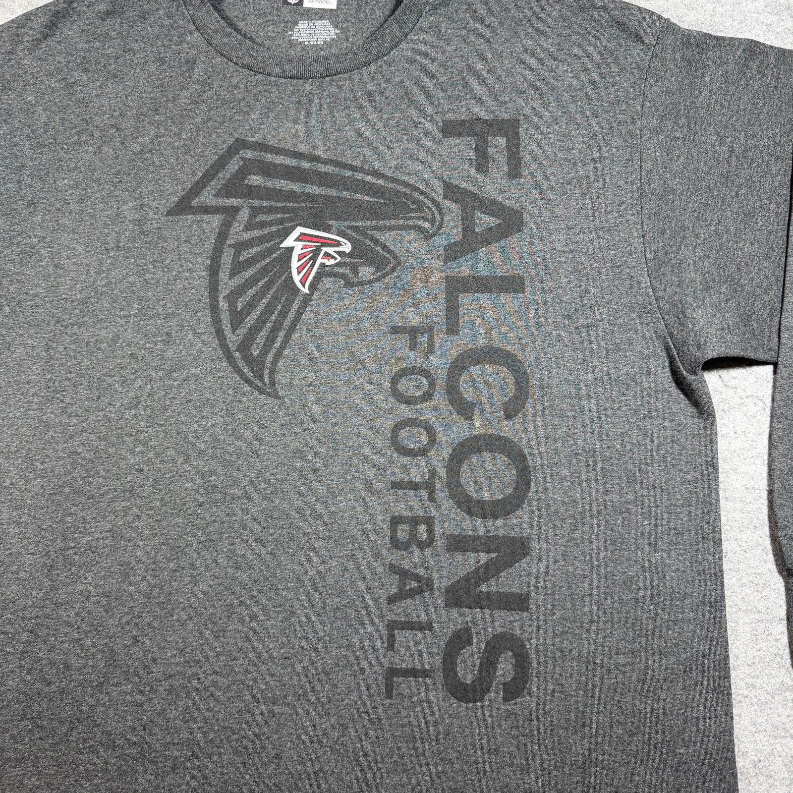 Atlanta Falcons Long Sleeve T Shirt Mens XL Gray NFL Football Graphic Fan Gear thumbnail 3