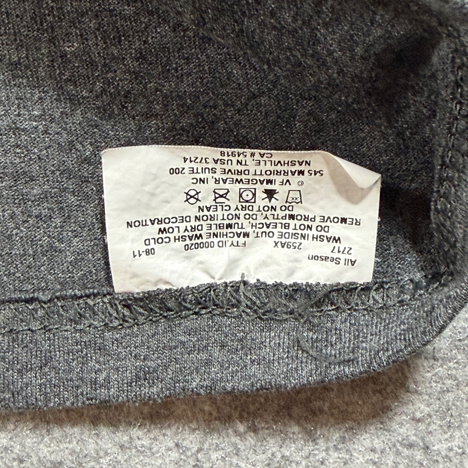 Atlanta Falcons Long Sleeve T Shirt Mens XL Gray NFL Football Graphic Fan Gear thumbnail 5