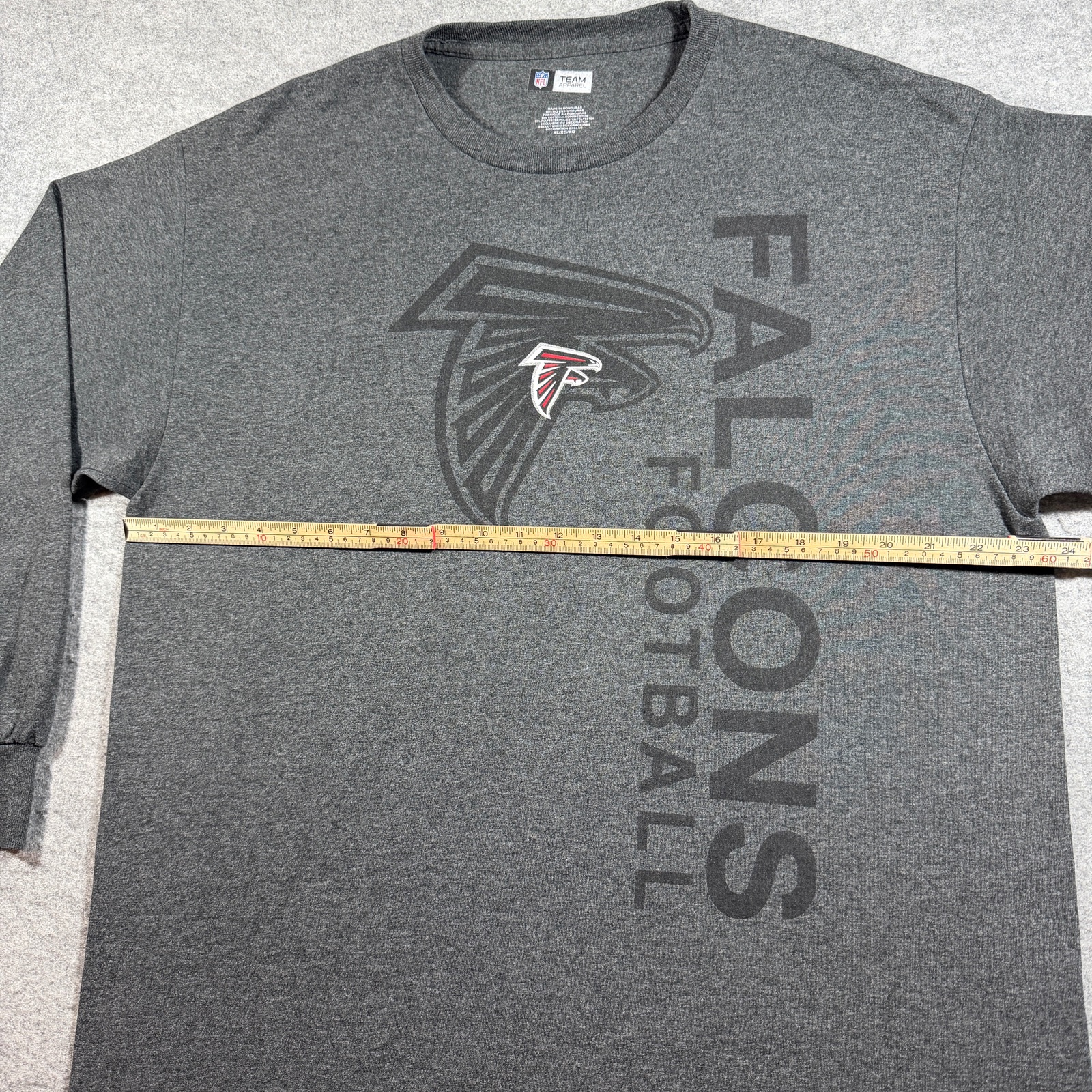 Atlanta Falcons Long Sleeve T Shirt Mens XL Gray NFL Football Graphic Fan Gear thumbnail 7
