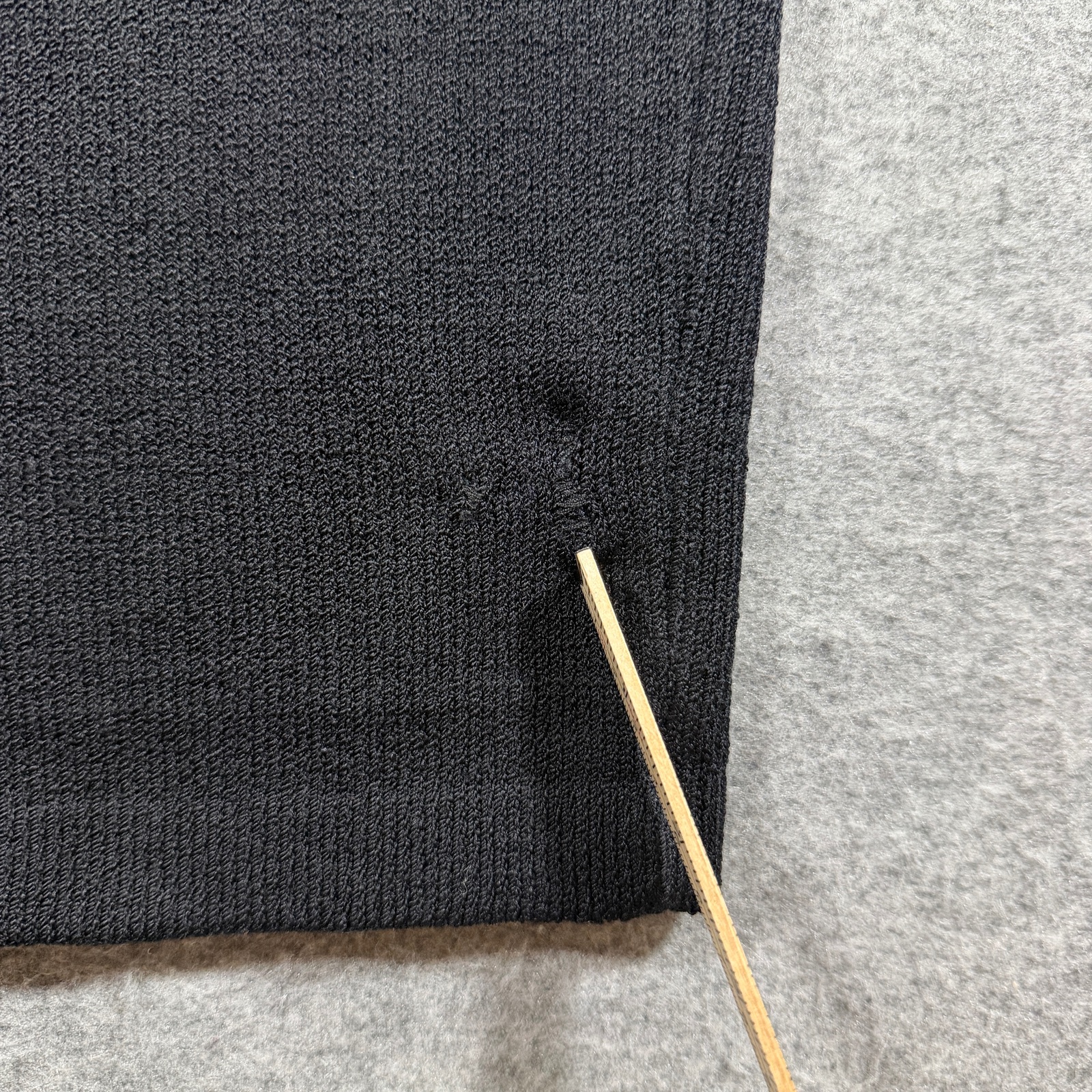Vintage St. John Collection Pants Womens 4 Black Knit Elastic Waist Made in USA thumbnail 3