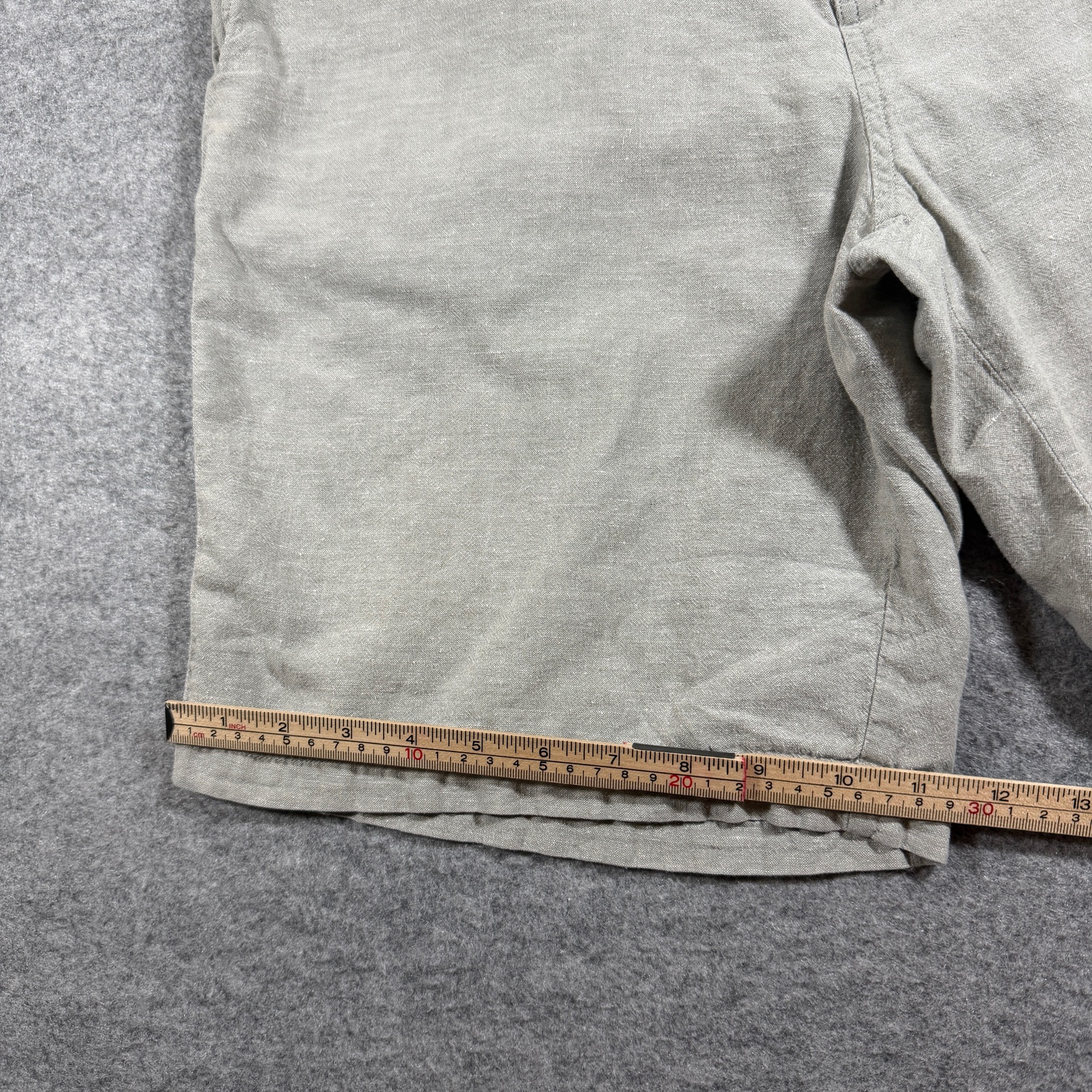 Patagonia Stand Up Shorts Mens 34 Khaki Hemp Flat Front Casual Outdoor Preppy thumbnail 9