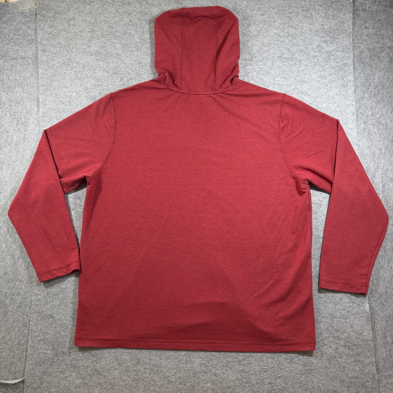 Orvis Hooded T Shirt Mens XXL Red Classic Relaxed Fit Embroidered Lightweight thumbnail 2