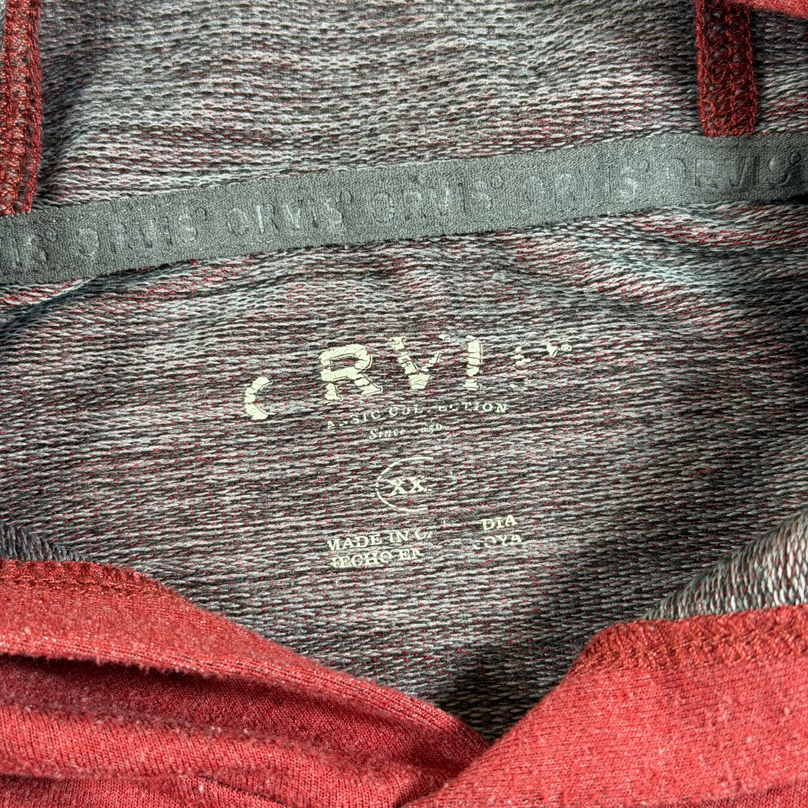 Orvis Hooded T Shirt Mens XXL Red Classic Relaxed Fit Embroidered Lightweight thumbnail 5