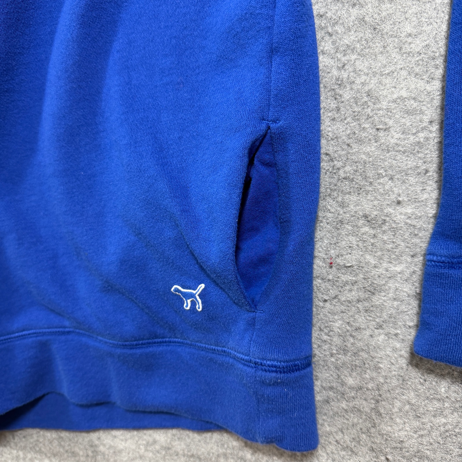 PINK Victoria's Secret Kentucky Wildcats 1/4 Zip Womens S Blue NCAA Pockets thumbnail 5