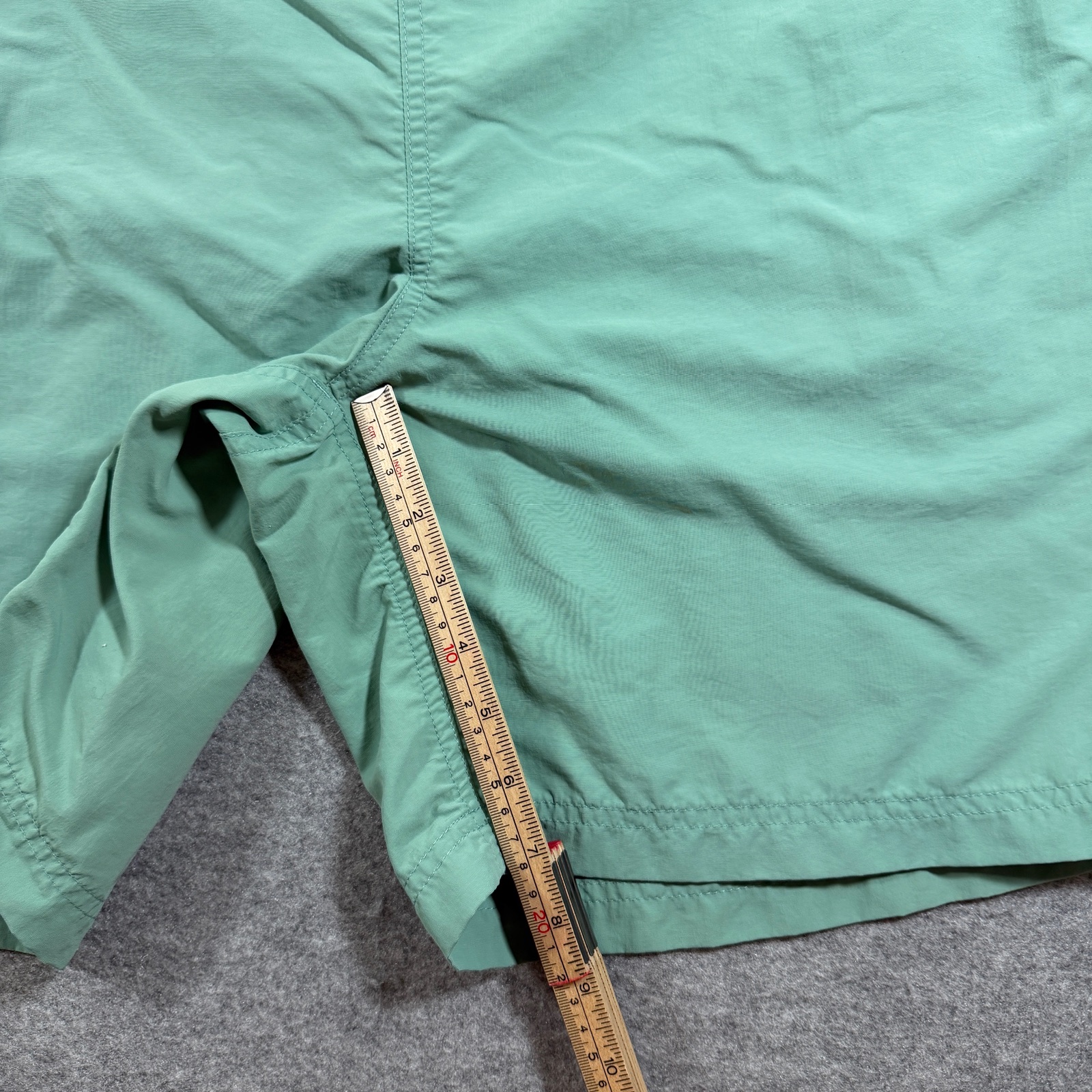 L.L.Bean Board Shorts Mens L Sage Green Elastic Waist Flap Pocket Swim Outdoor thumbnail 7