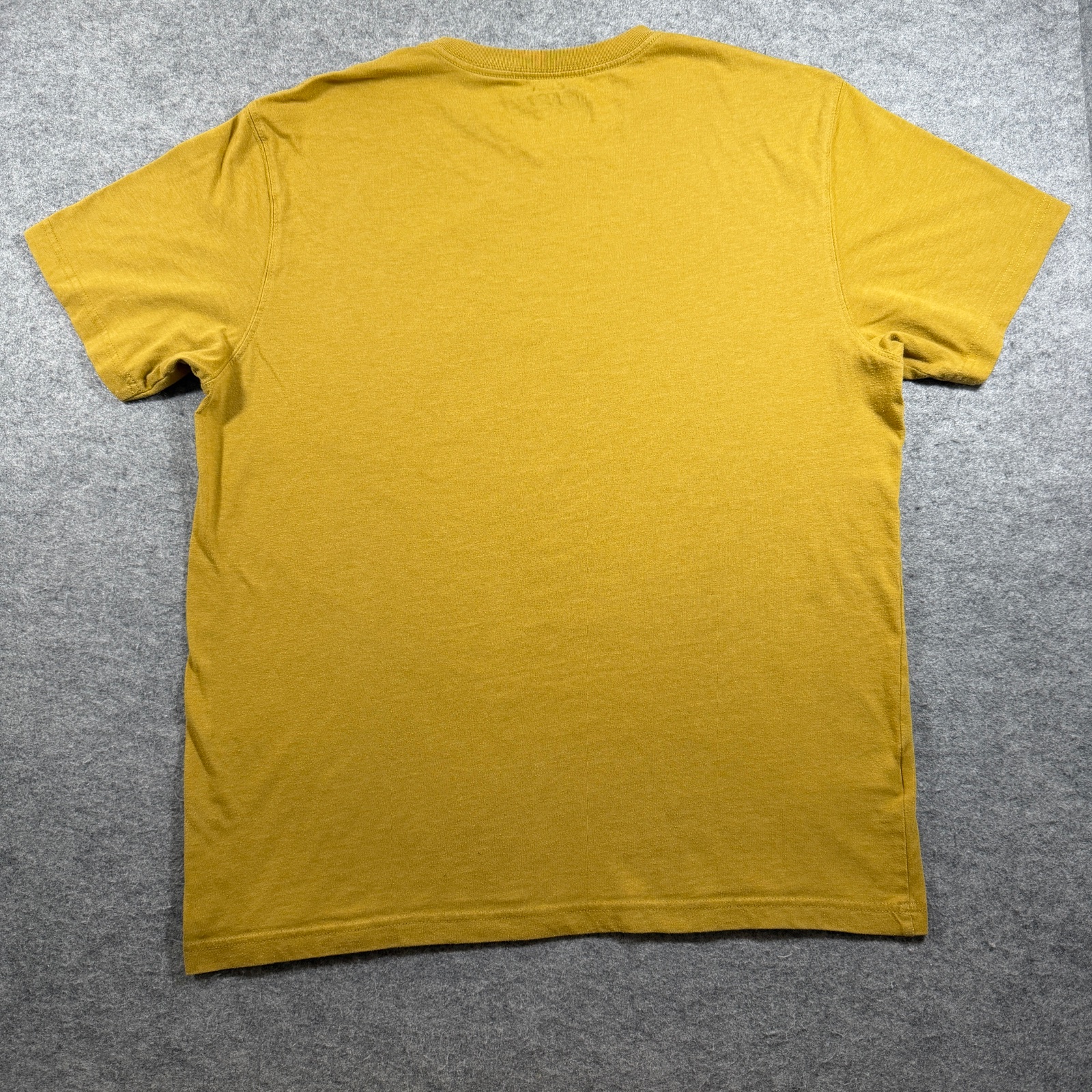 Eddie Bauer Legend Wash T Shirt Mens L Mustard Yellow Crew Neck Short Sleeve thumbnail 2