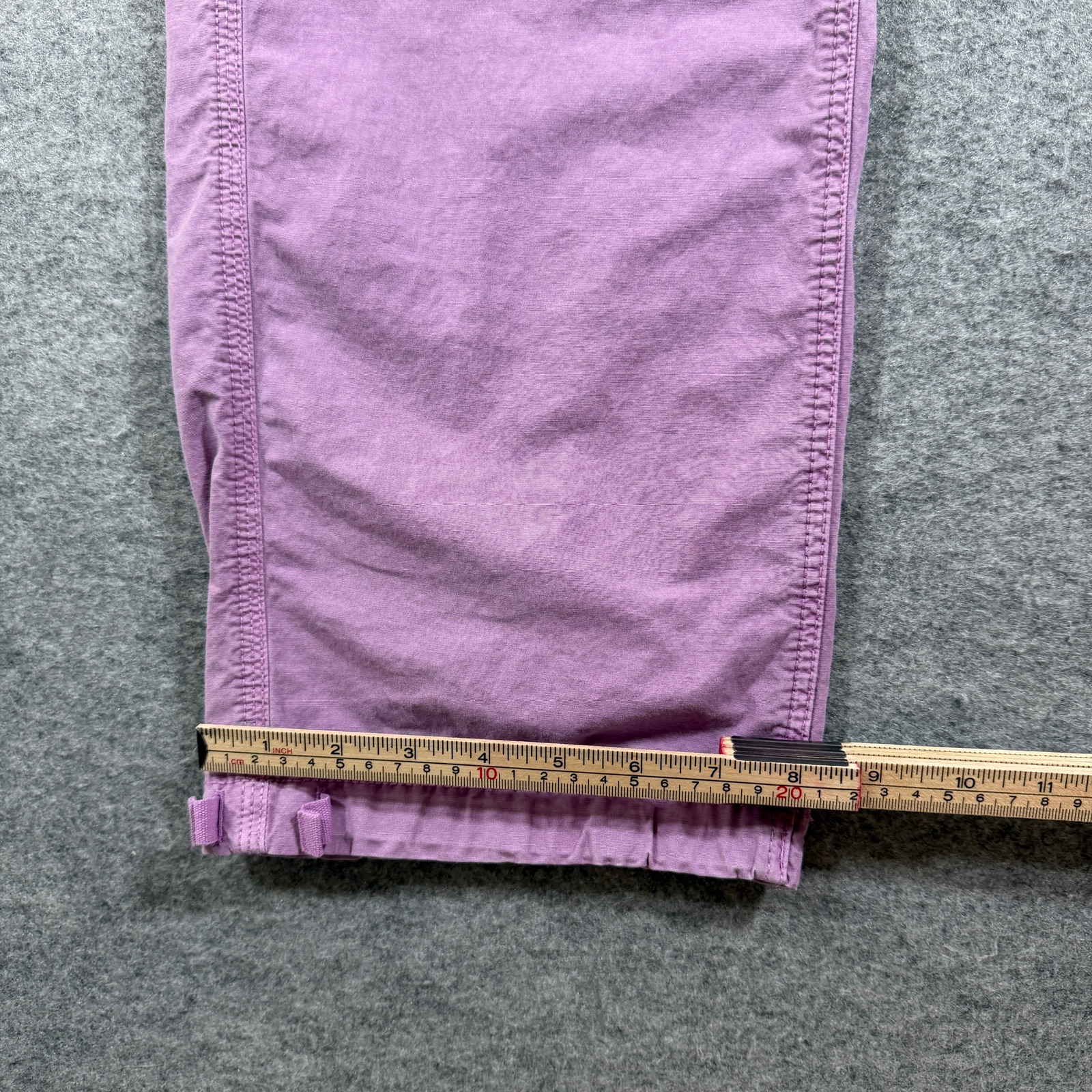 American Eagle Cargo Pants Womens 2 Short Pink Baggy Jogger Adjustable Ankle thumbnail 10