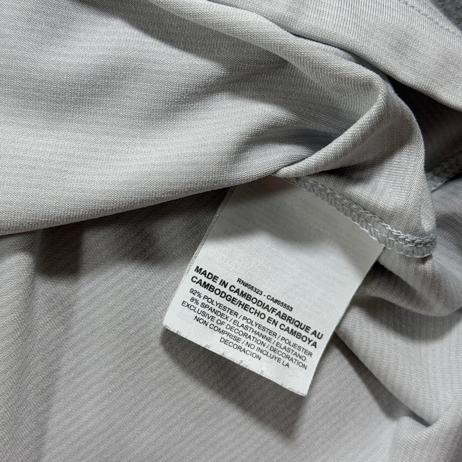 Vintage Nike Golf Polo Mens L Gray Dri-Fit Moisture Wicking Standard Fit Boxy thumbnail 10