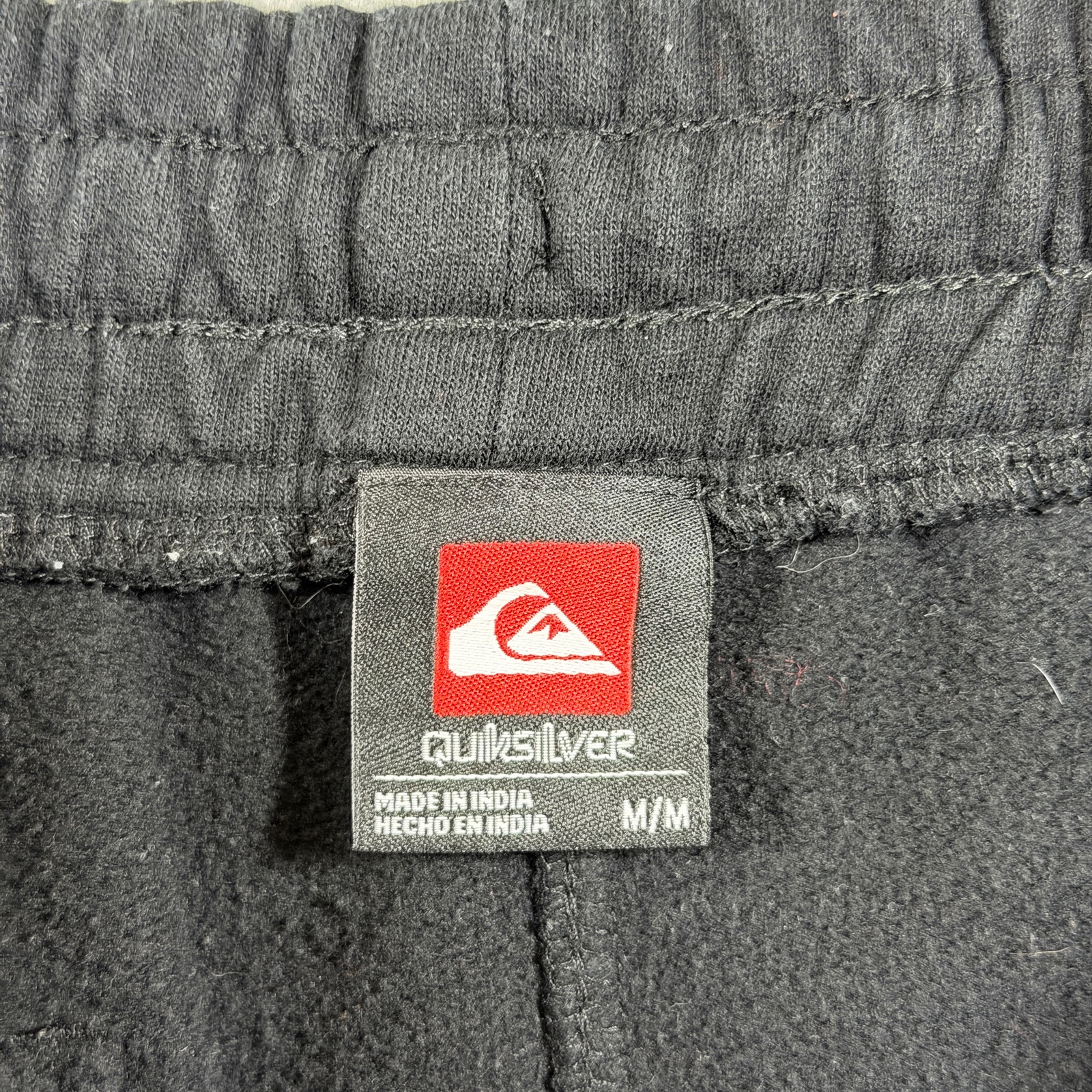Quiksilver Joggers Mens M Black Drawstring Lounge Pants Streetwear Casual thumbnail 5