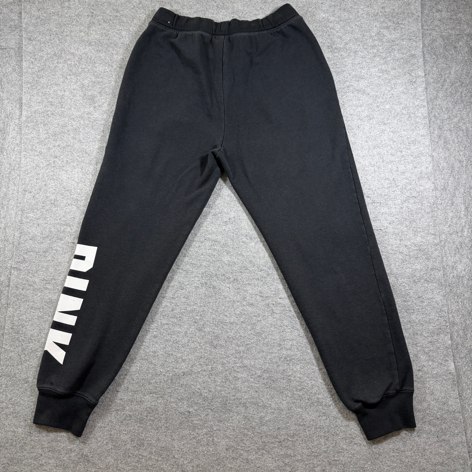 PINK Victoria's Secret Campus Joggers Womens S Black Lounge Athleisure Pants thumbnail 2