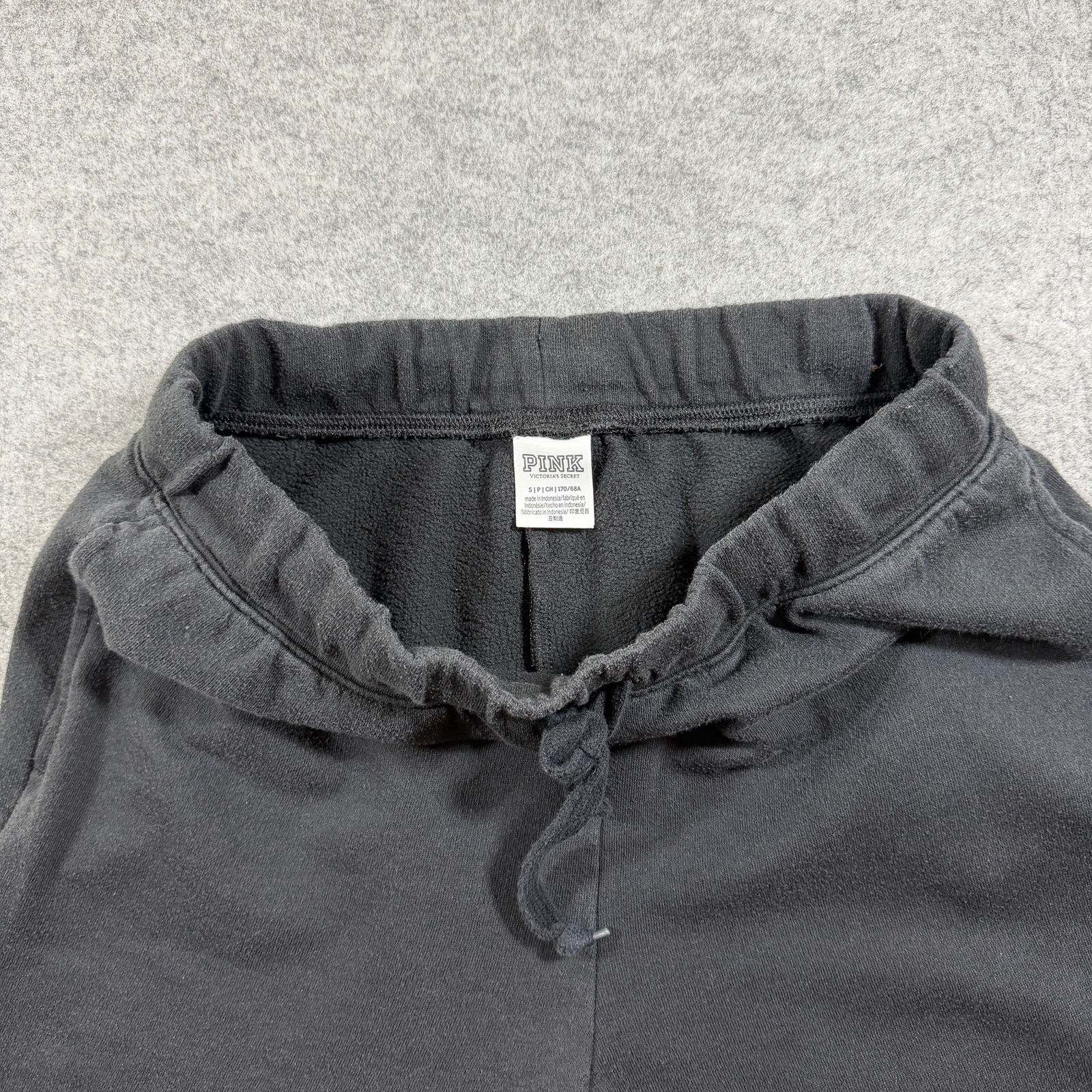 PINK Victoria's Secret Campus Joggers Womens S Black Lounge Athleisure Pants thumbnail 5