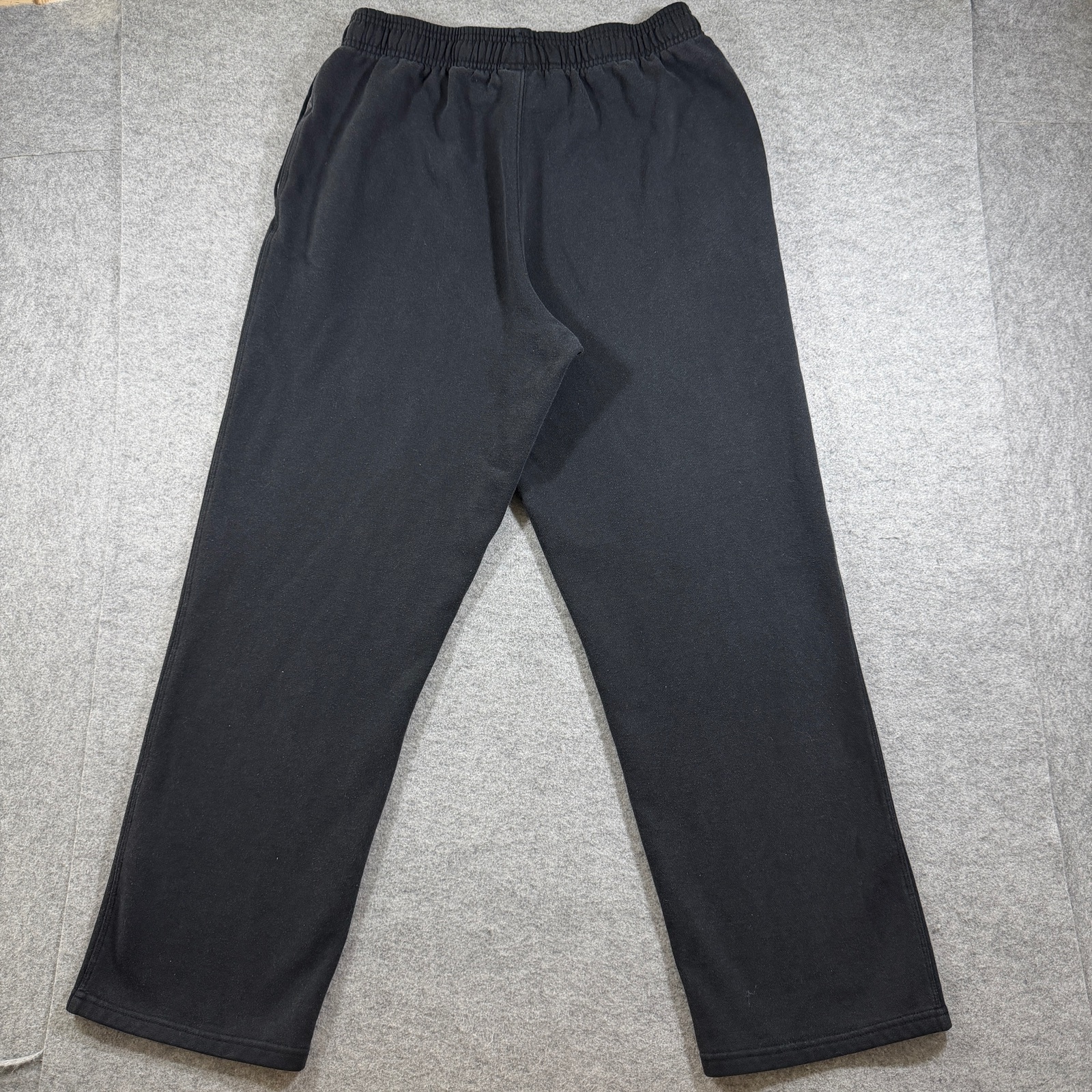 Champion Heavyweight Sweatpants Mens XL Black Embroidered Logo Lounge Drawstring thumbnail 2
