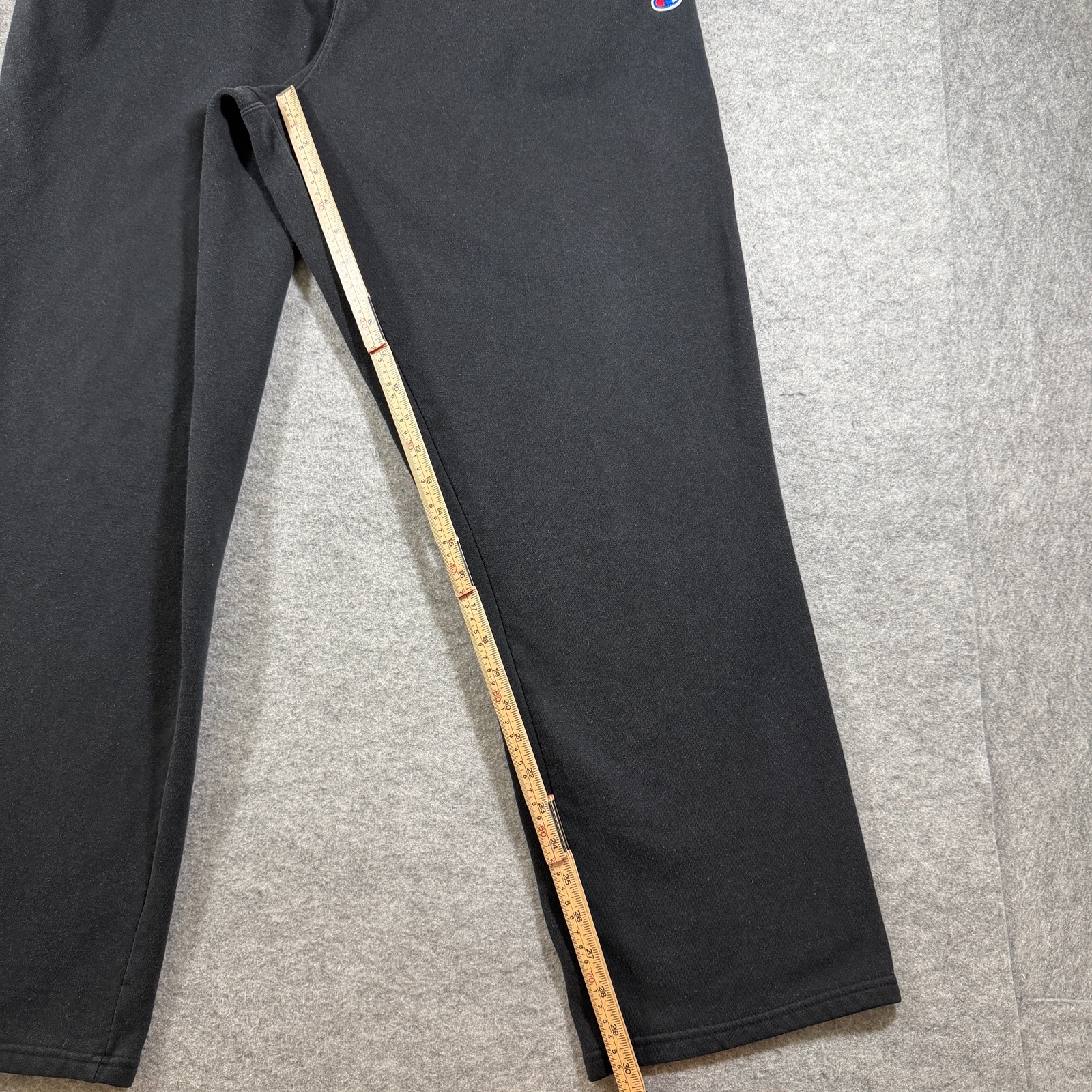 Champion Heavyweight Sweatpants Mens XL Black Embroidered Logo Lounge Drawstring thumbnail 7