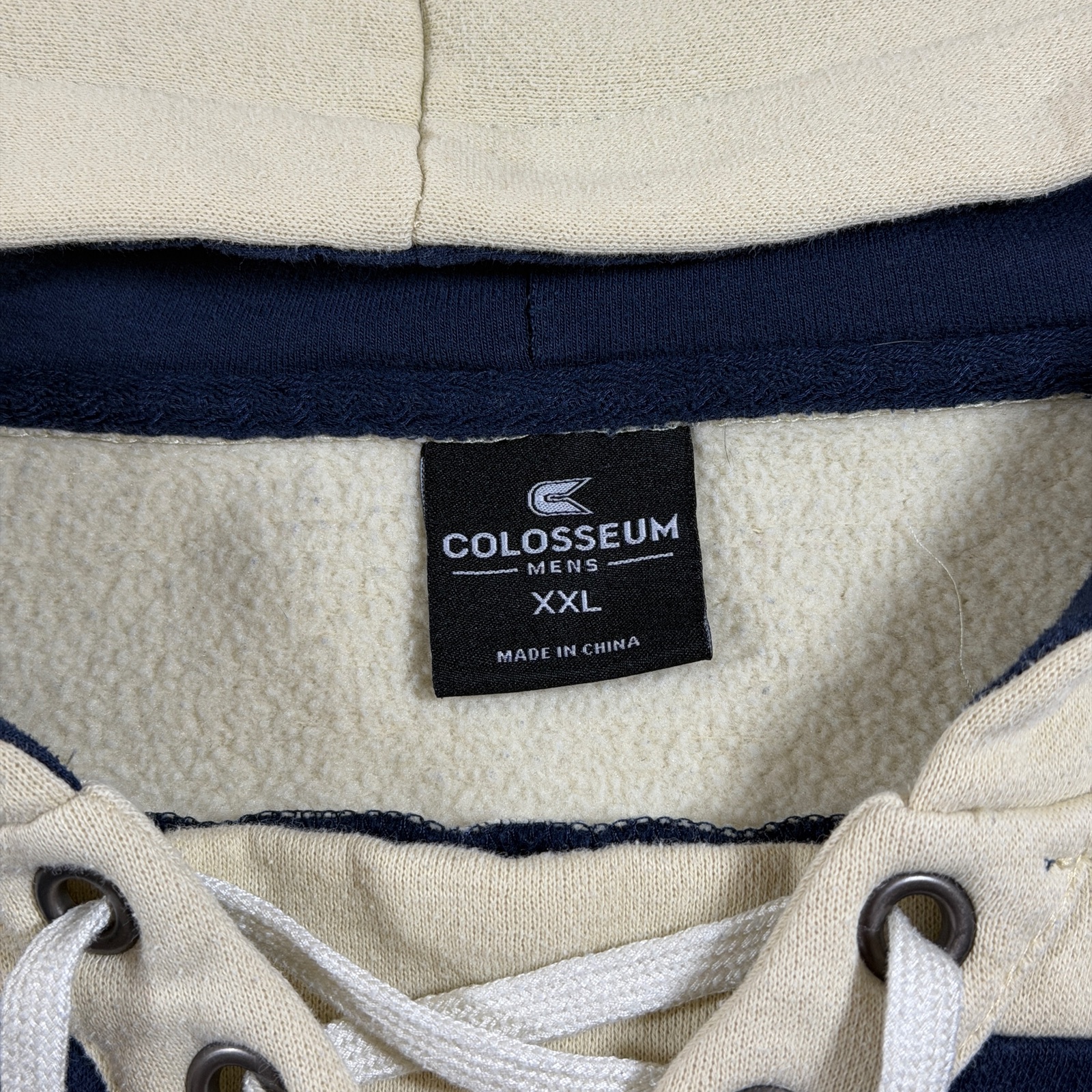 Colosseum Notre Dame Hoodie Mens XXL Navy Lace Up Fighting Irish Fleece Fan thumbnail 4