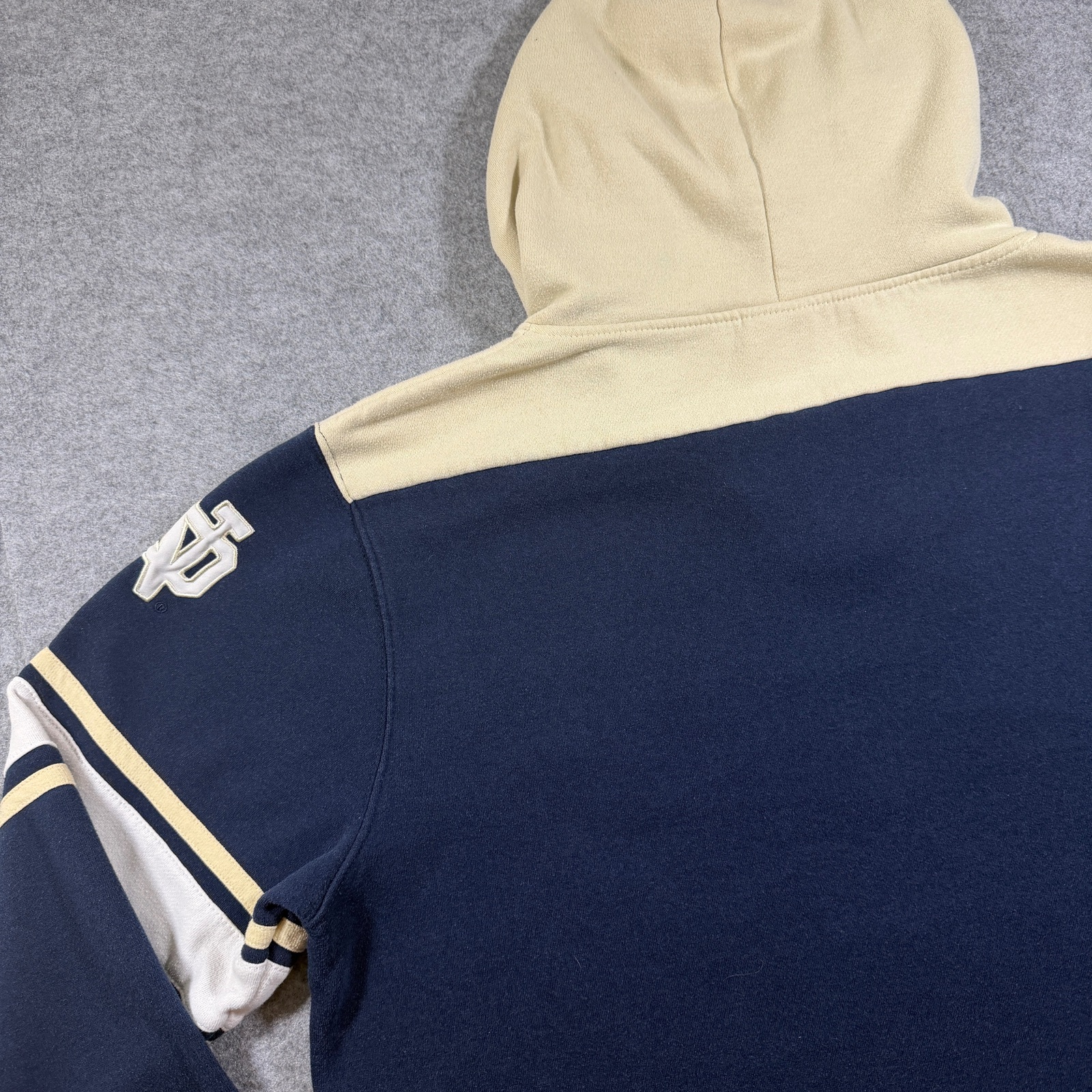 Colosseum Notre Dame Hoodie Mens XXL Navy Lace Up Fighting Irish Fleece Fan thumbnail 5
