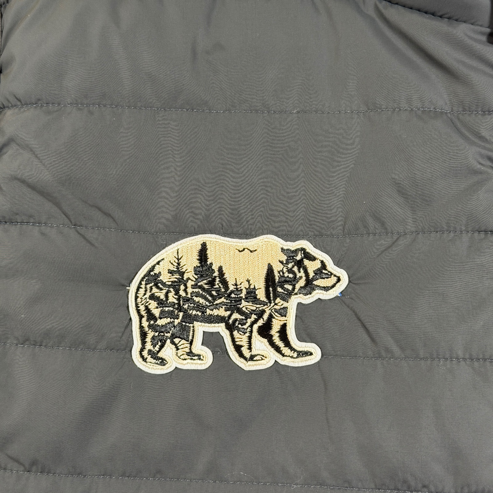Carhartt Rain Defender Puff Vest Mens 2XL Gray Full Zip Water Resistant Outdoor thumbnail 4