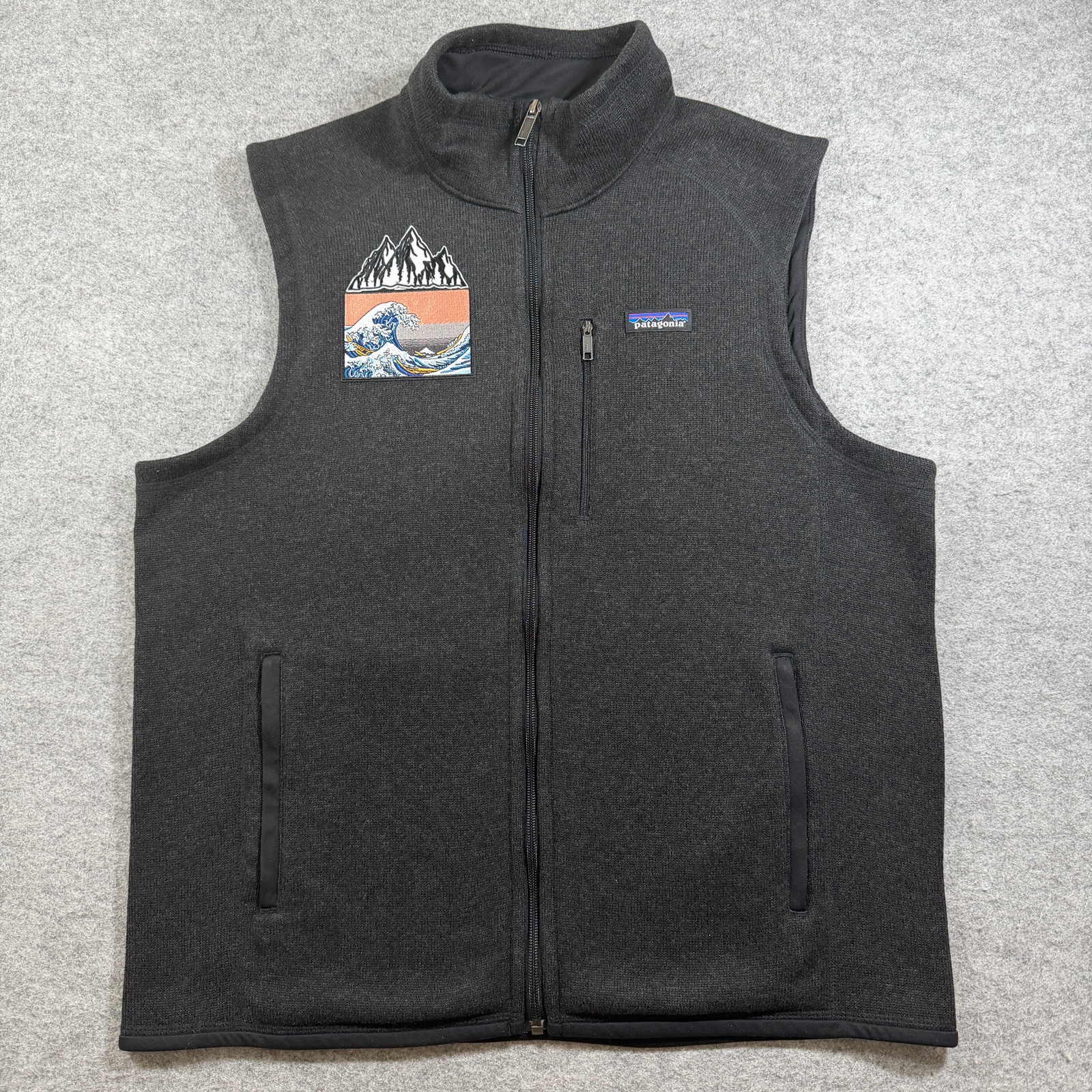 Patagonia Better Sweater Vest Mens XL Gray Full Zip Fleece Outdoor Hiking
